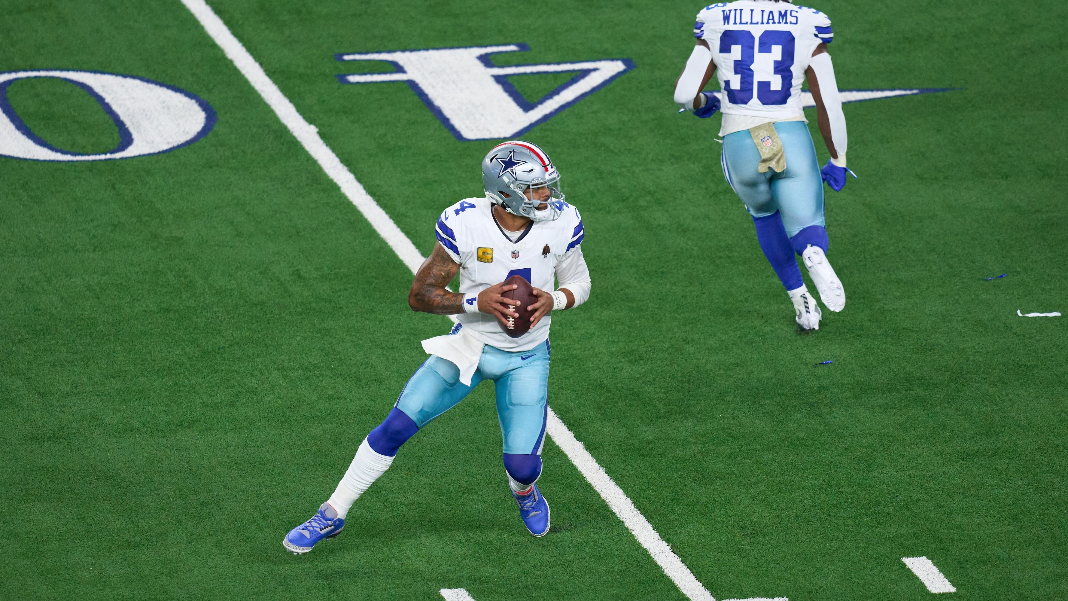 Dak Prescott, Cowboys Wear Marshawn Kneeland Tribute Shirts in Pregame Photos, Videos