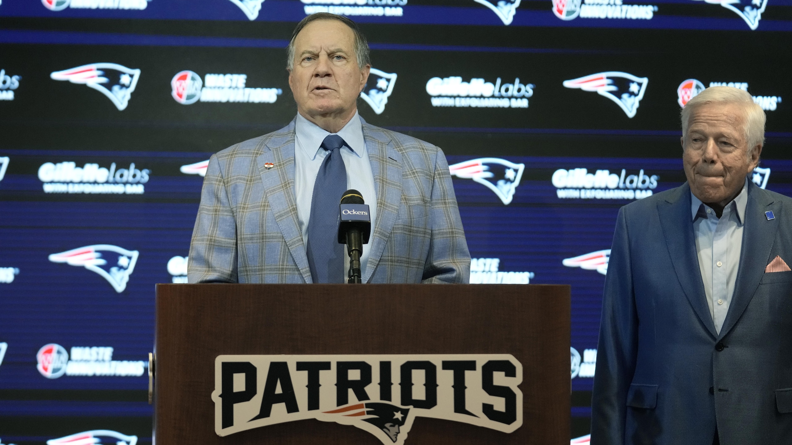 Patriots Belichick Football