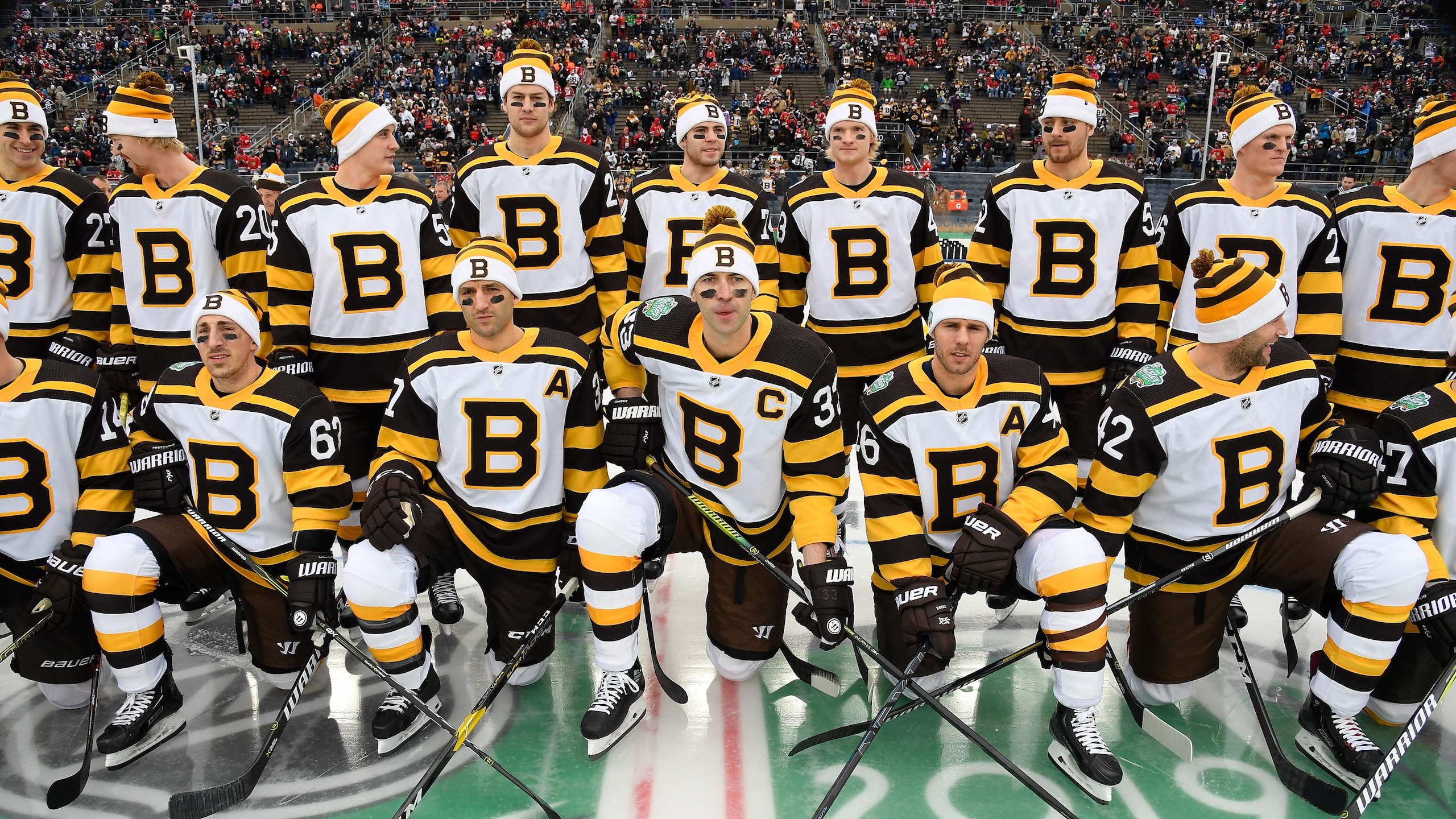 2019 Bridgestone NHL Winter Classic - Boston Bruins v Chicago Blackhawks 2019 Bridgestone NHL Winter Classic - Boston Bruins v Chicago Blackhawks