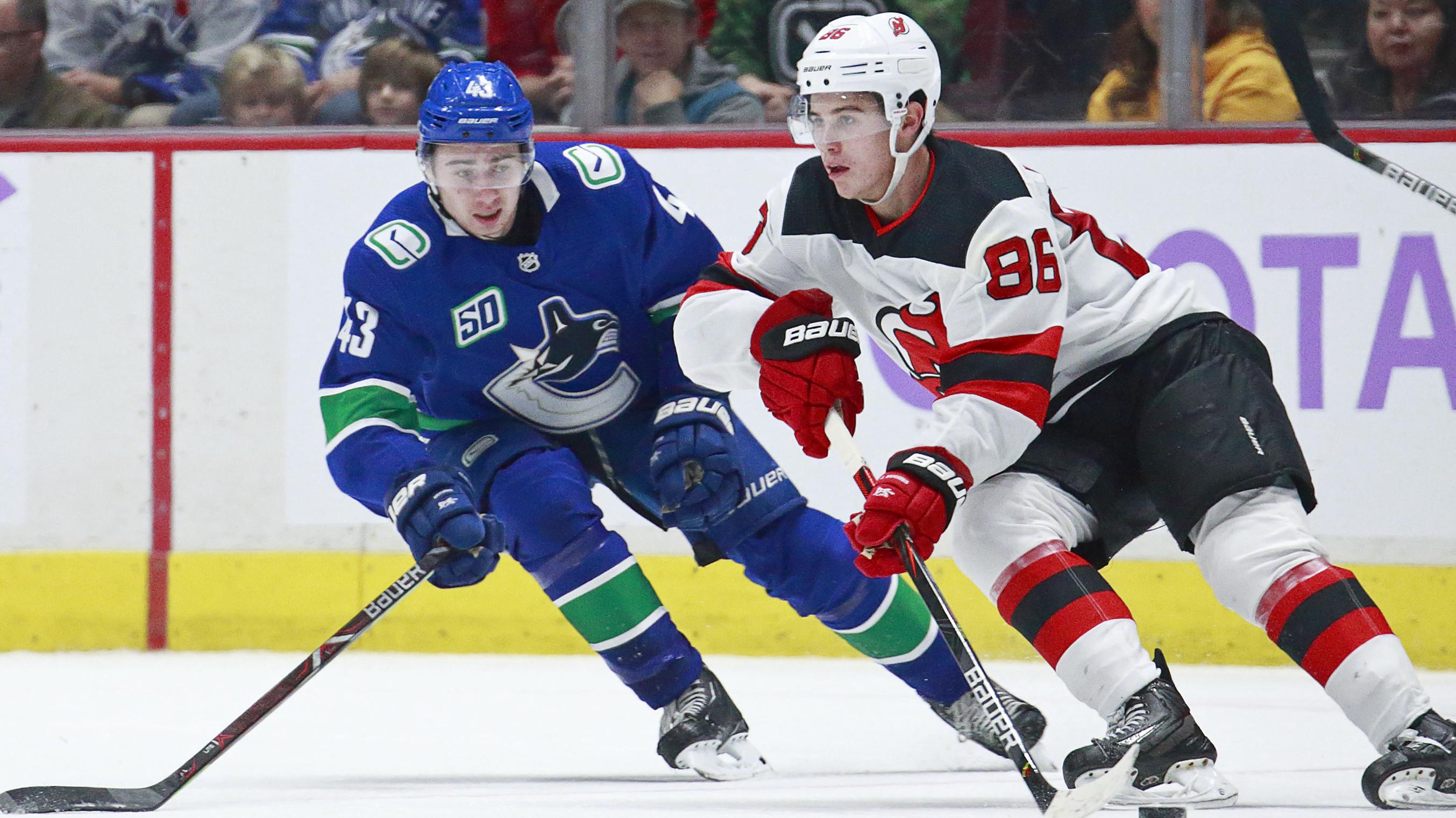 New Jersey Devils v Vancouver Canucks