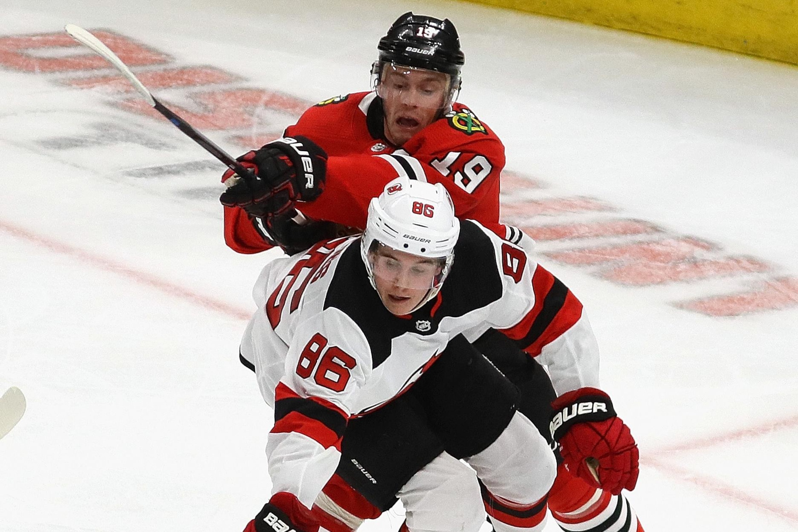 New Jersey Devils v Chicago Blackhawks New Jersey Devils v Chicago Blackhawks