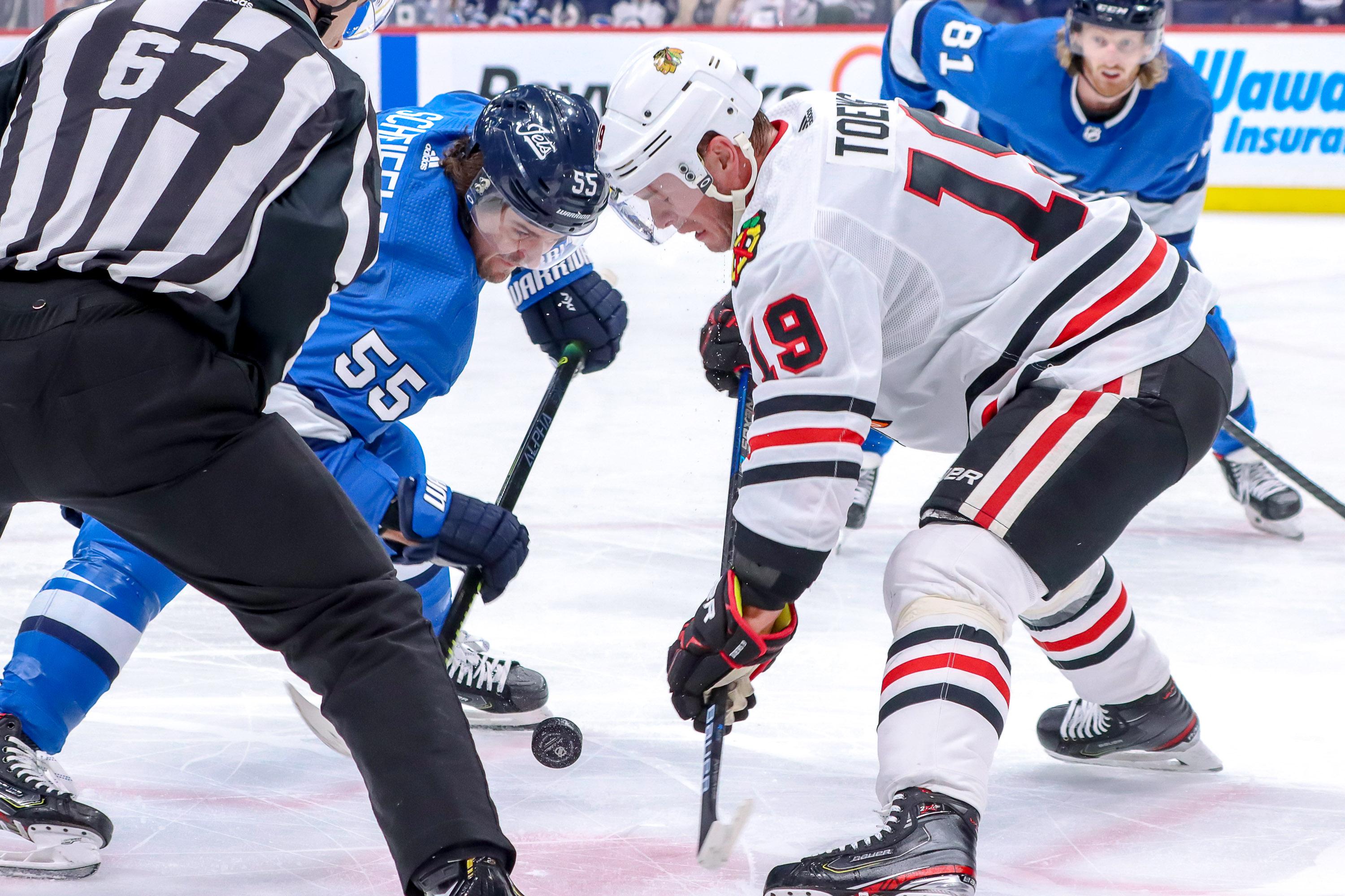 Chicago Blackhawks v Winnipeg Jets