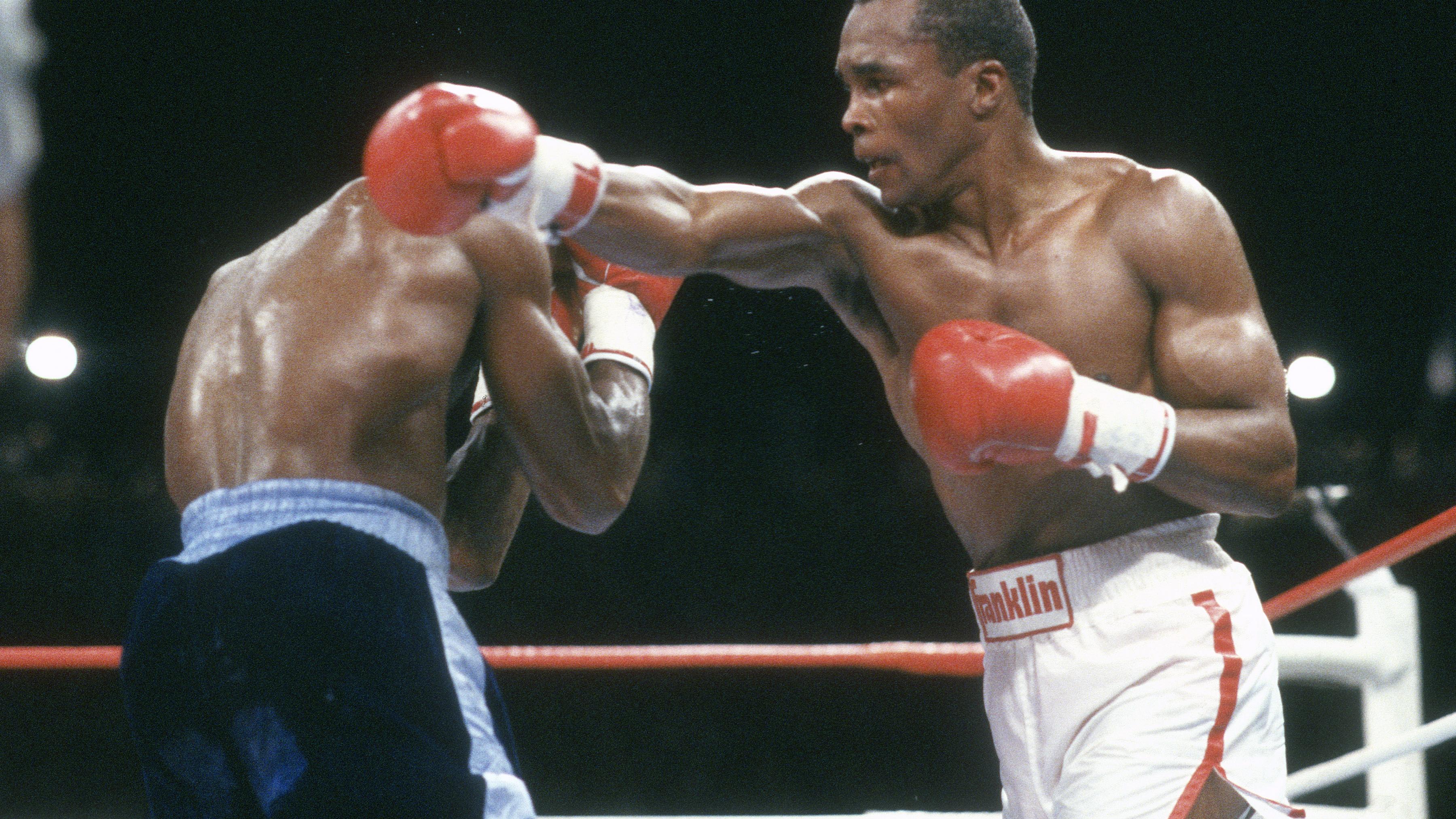 WBC and Ring Middleweight Title Fight - Sugar Ray Leonard v Marvin Hagler