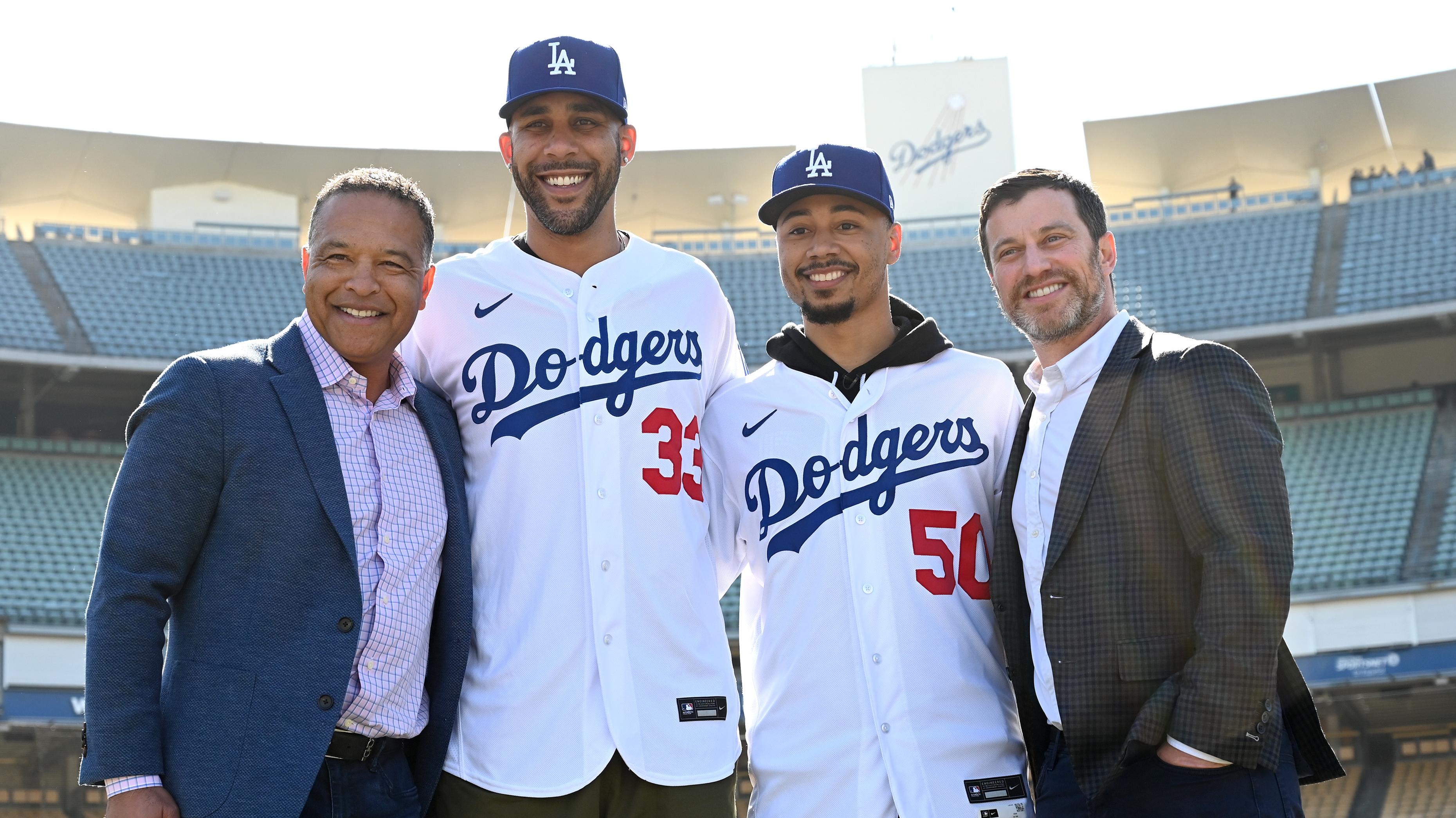 Los Angeles Dodgers Introduce Mookie Betts and David Price