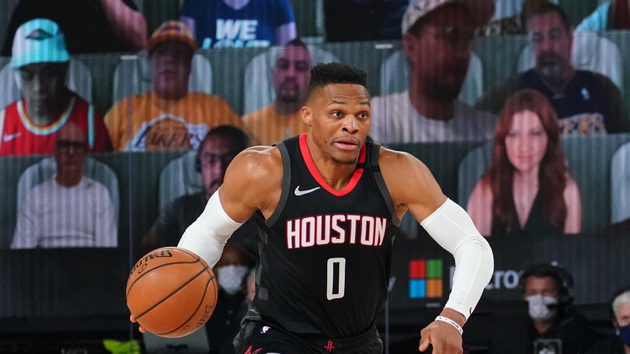 Houston Rockets v Los Angeles Lakers - Game Five Houston Rockets v Los Angeles Lakers - Game Five
