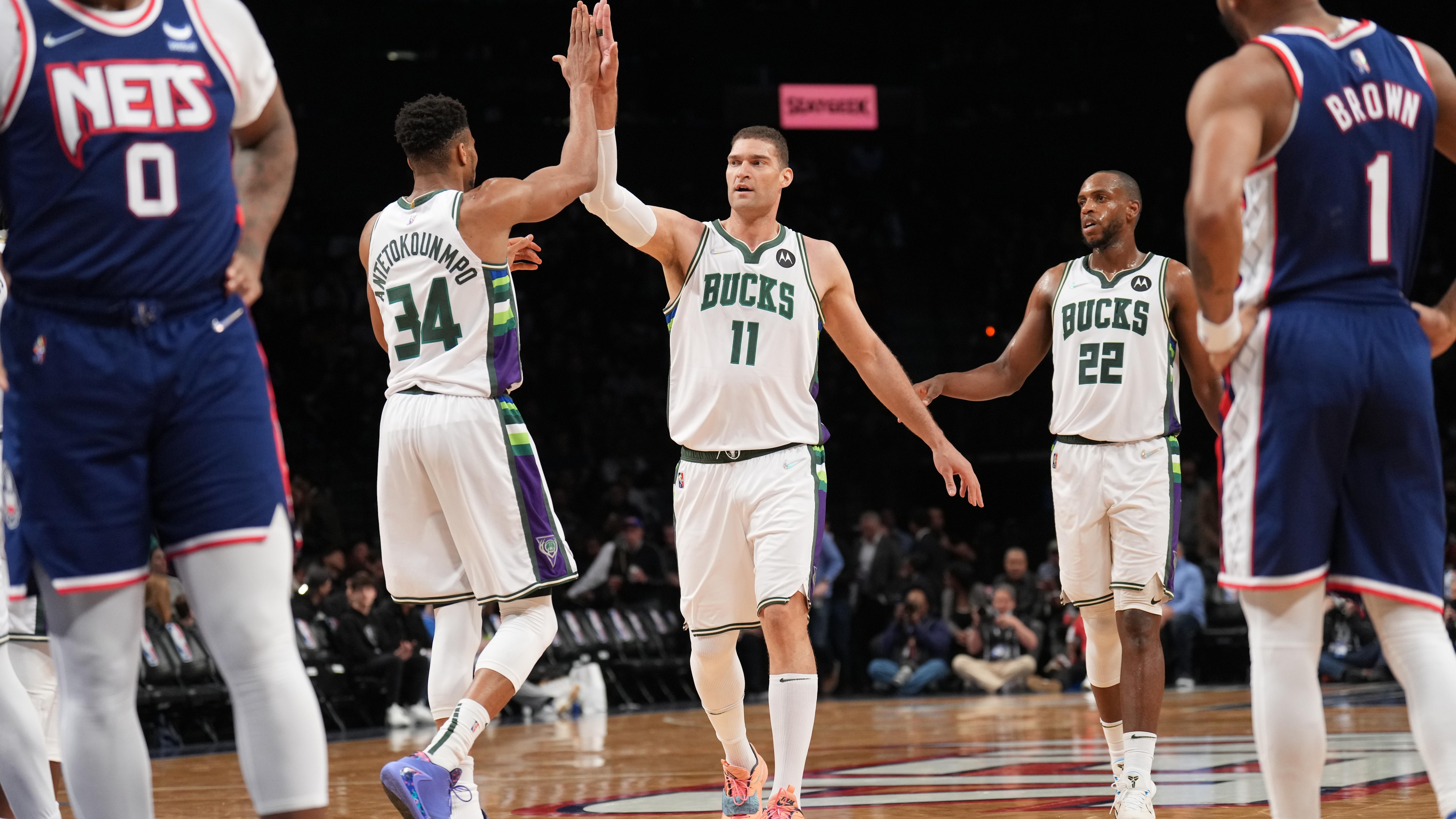 Milwaukee Bucks v Brooklyn Nets