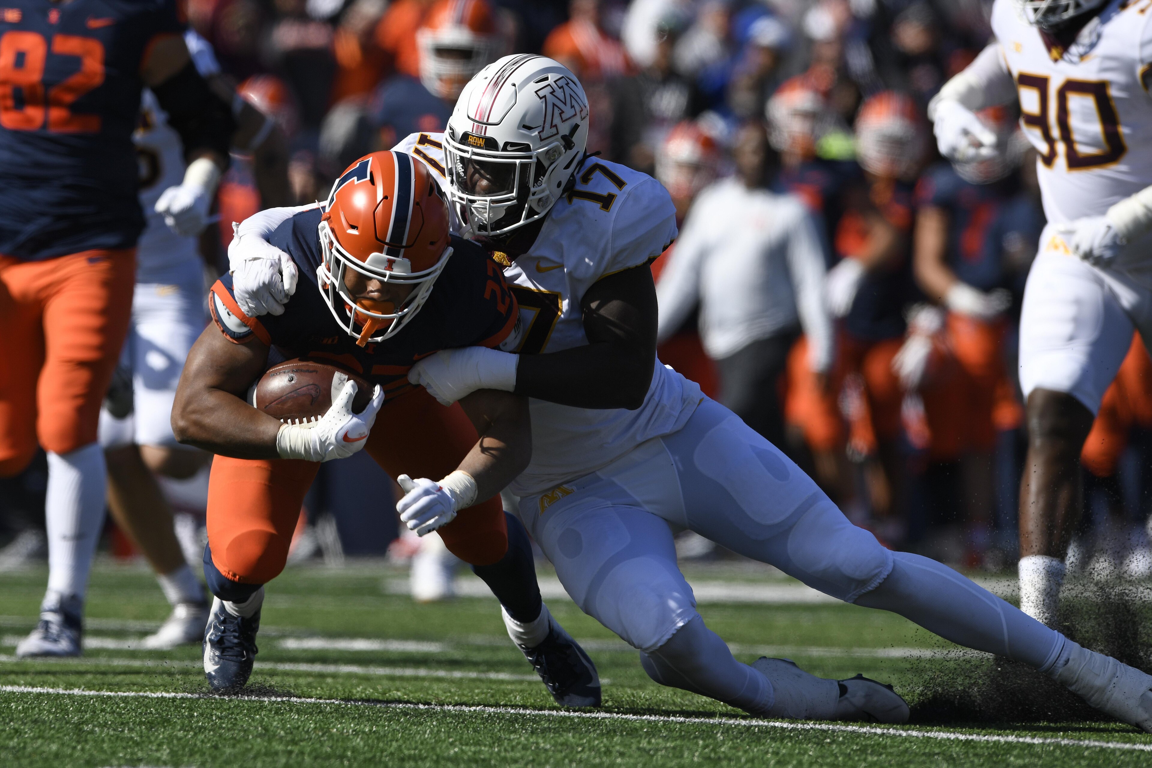 COLLEGE FOOTBALL: OCT 15 Minnesota at Illinois COLLEGE FOOTBALL: OCT 15 Minnesota at Illinois