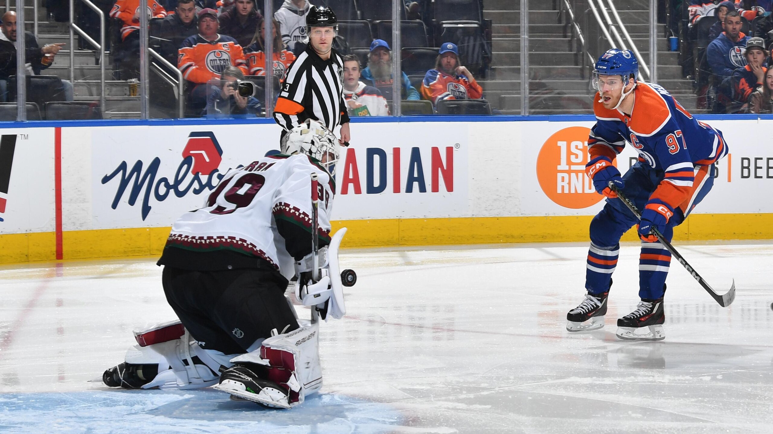 Arizona Coyotes v Edmonton Oilers