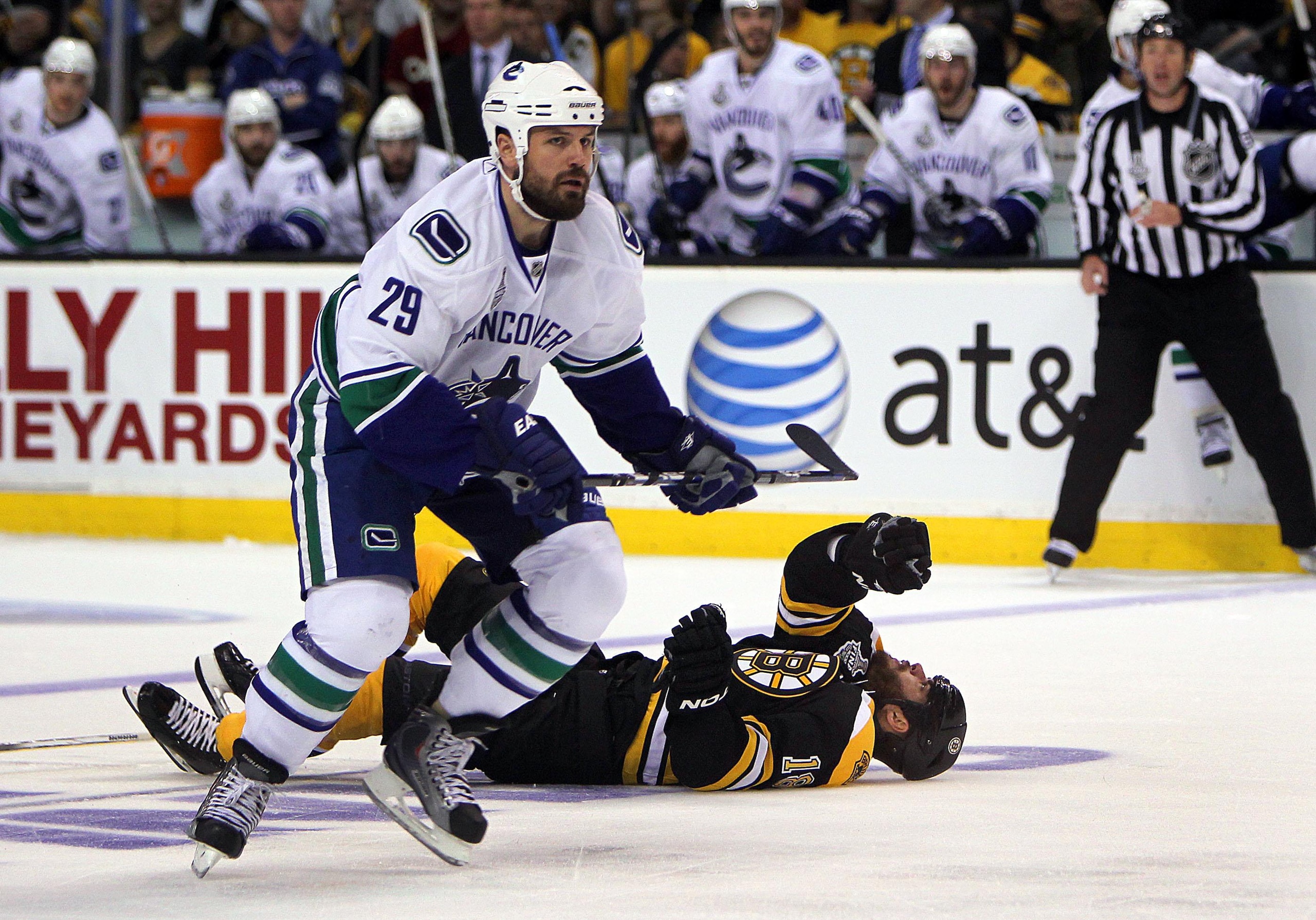 Vancouver Canucks Vs. Boston Bruins At TD Garden