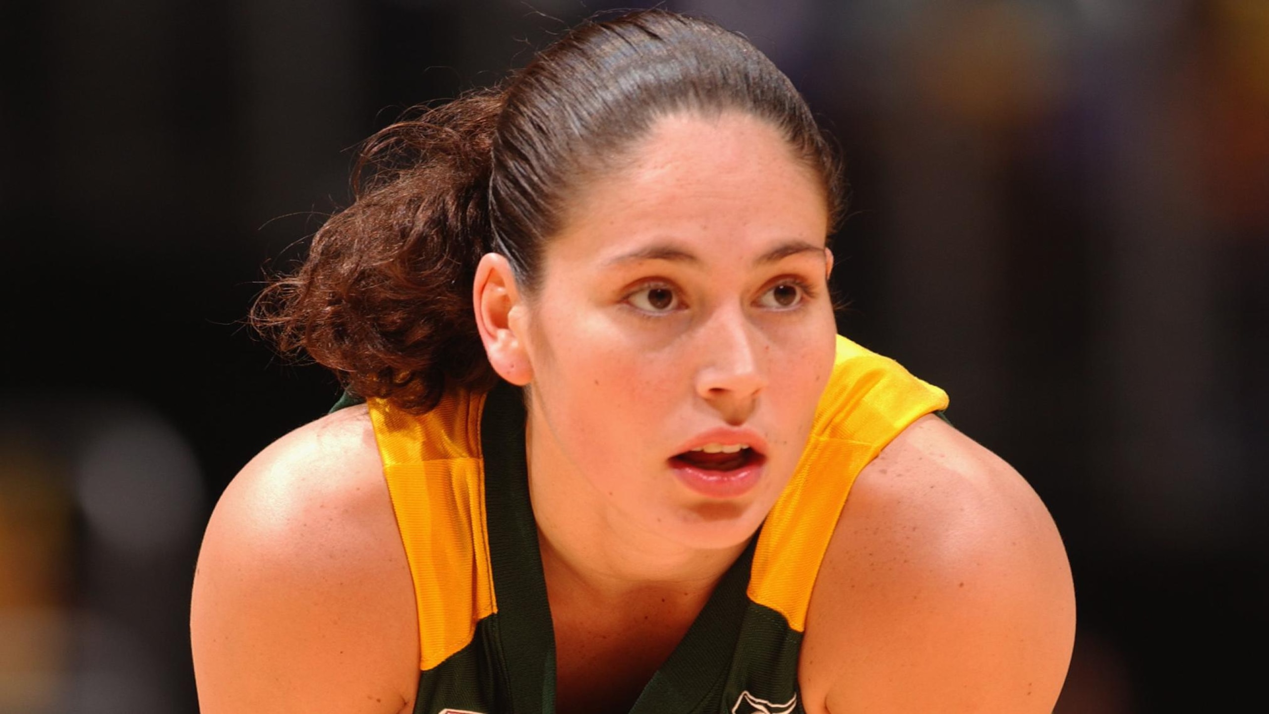 Sue bird during game Sue bird during game