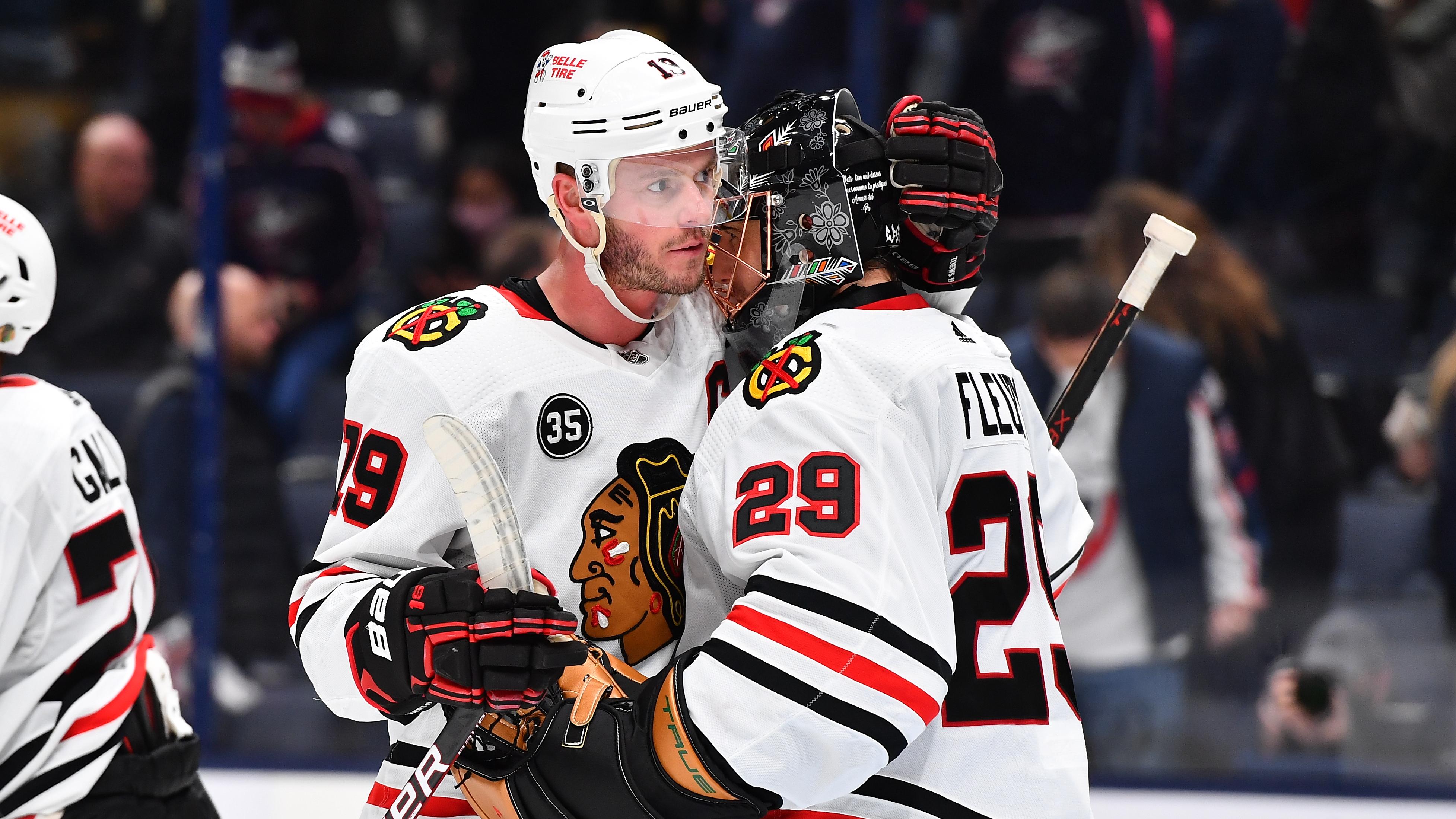 Chicago Blackhawks v Columbus Blue Jackets