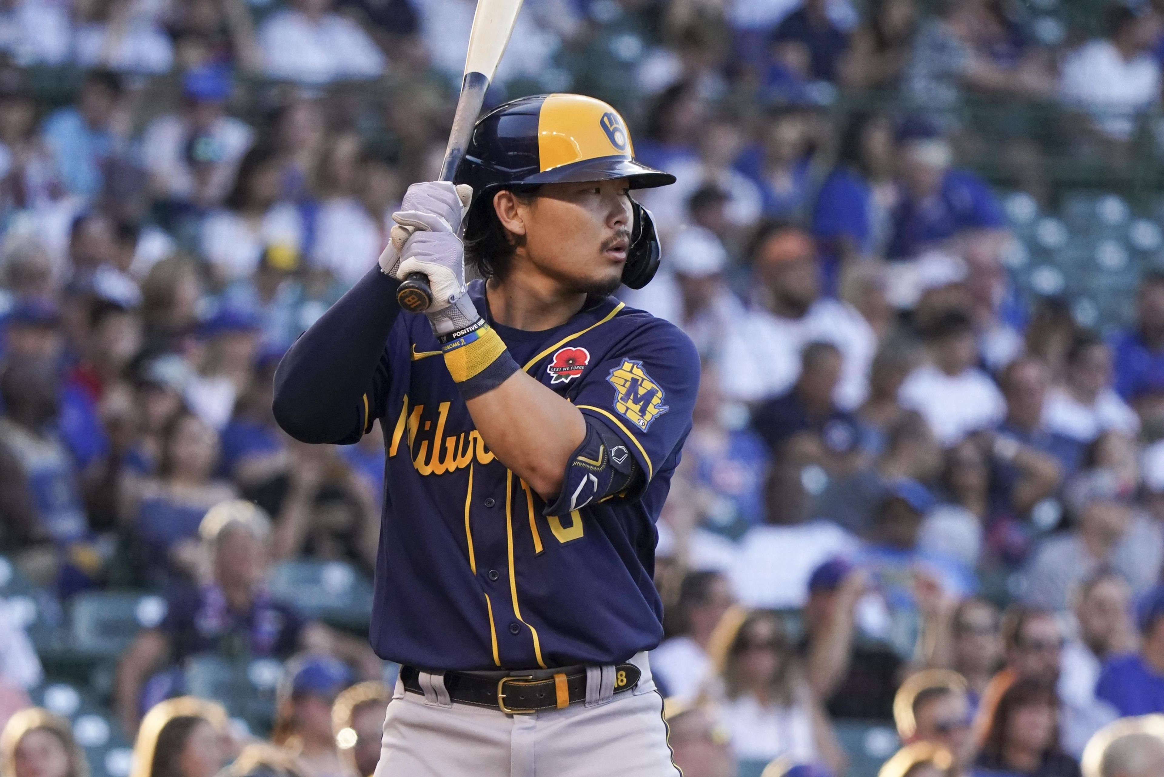 Milwaukee Brewers v Chicago Cubs - Game Two Milwaukee Brewers v Chicago Cubs - Game Two