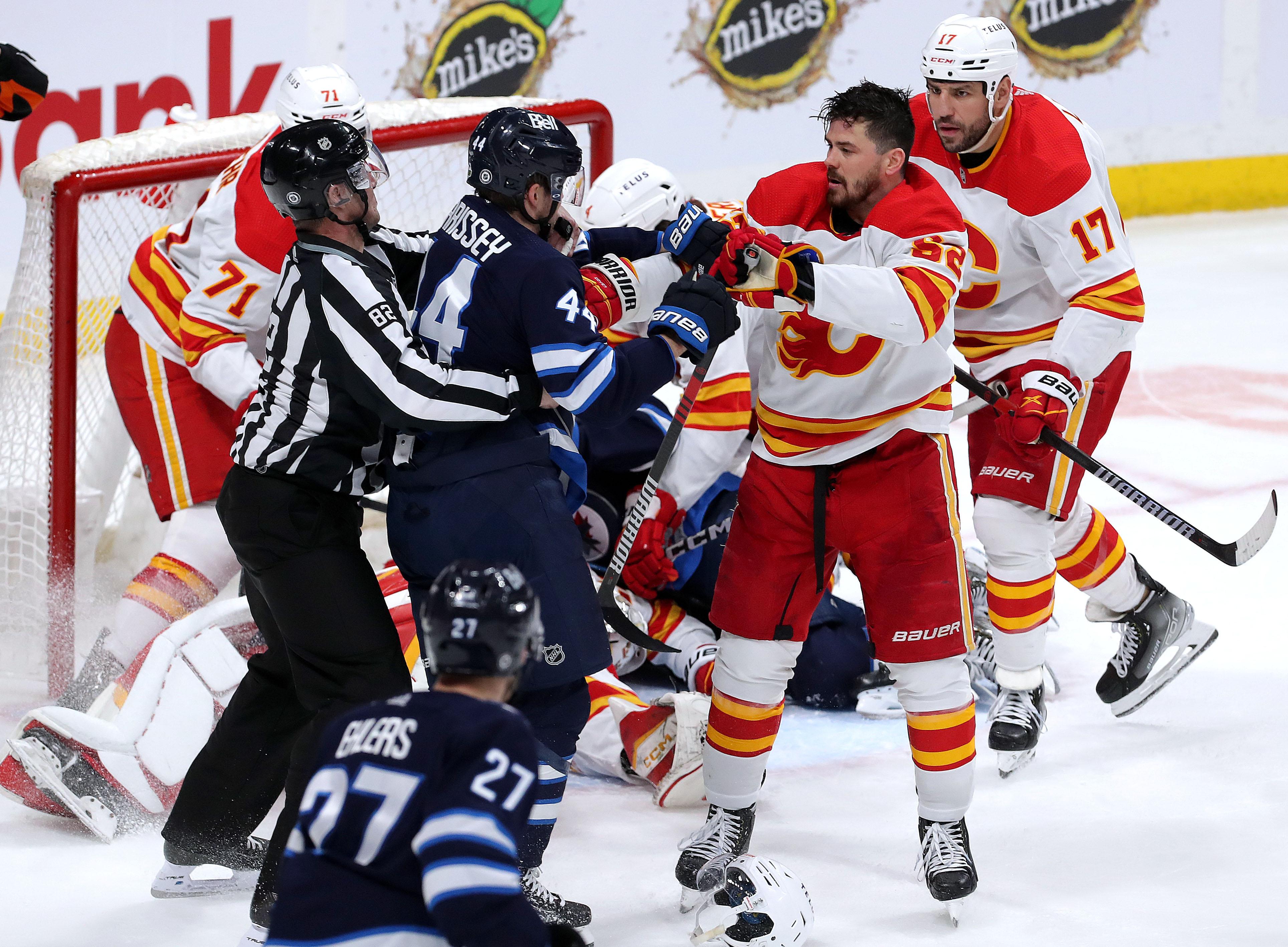 Calgary Flames v Winnipeg Jets