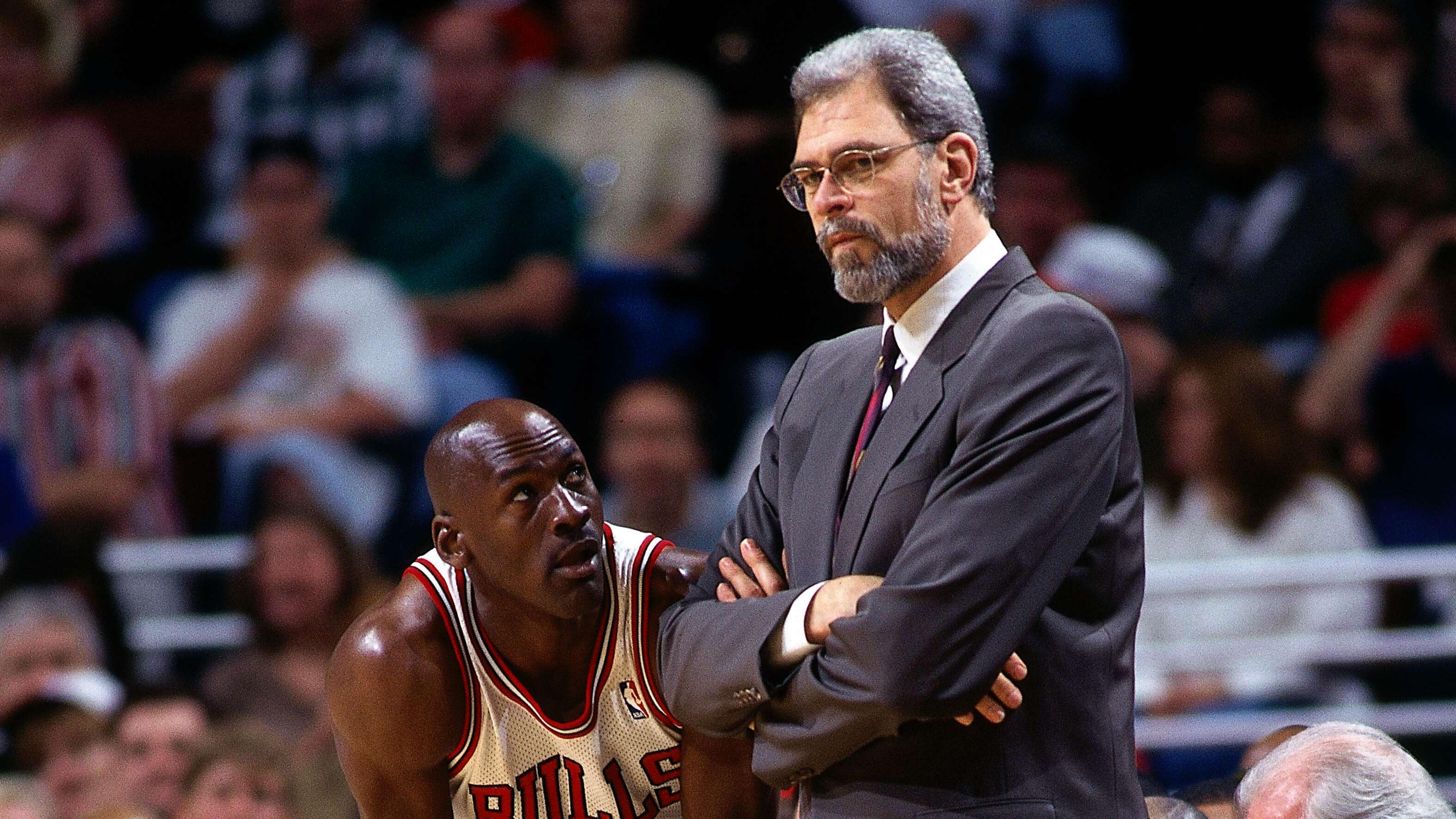 Phil Jackson Talks With Jordan