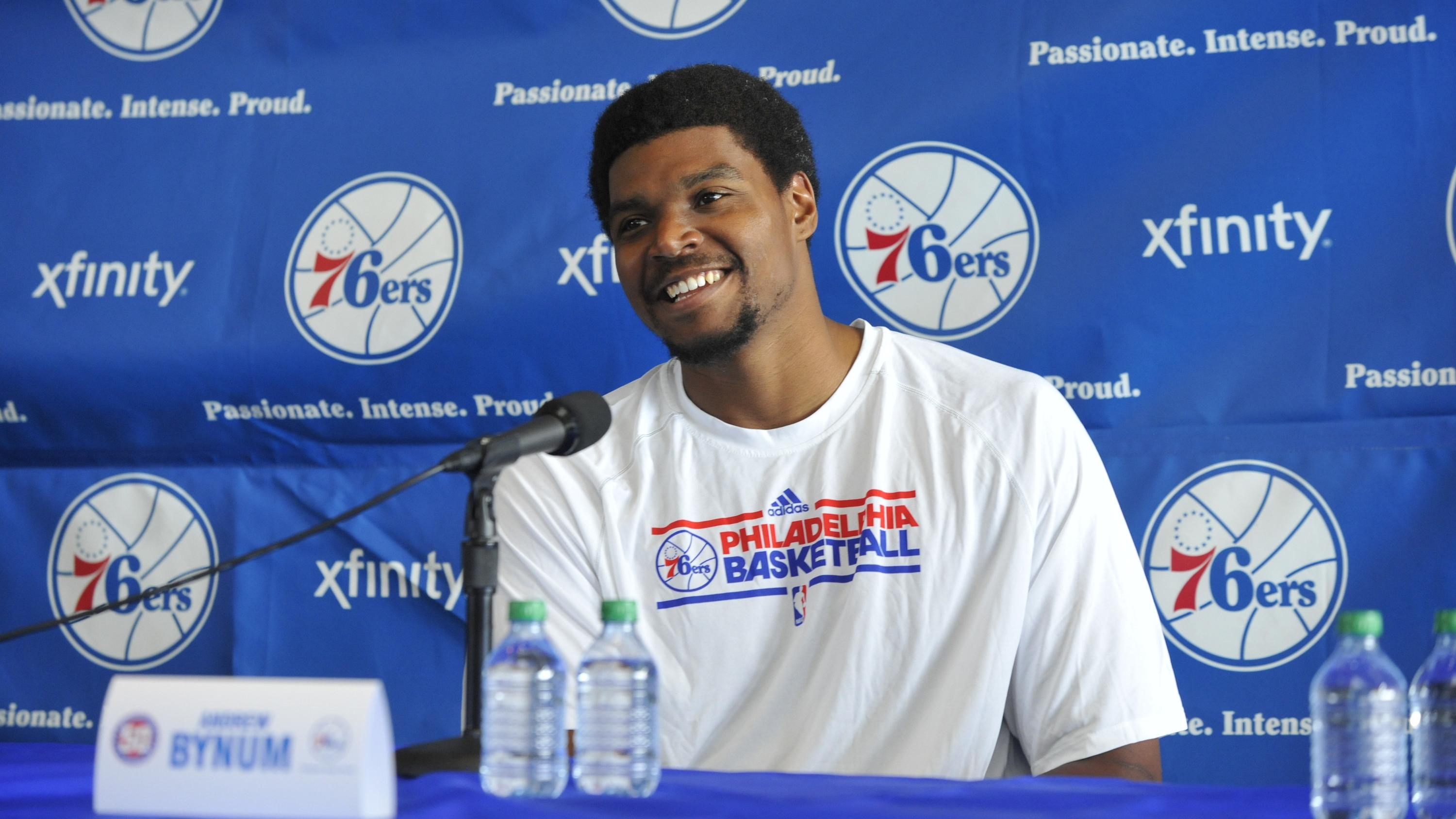 Philadelphia 76ers introduce Andrew Bynum and Jason Richardson