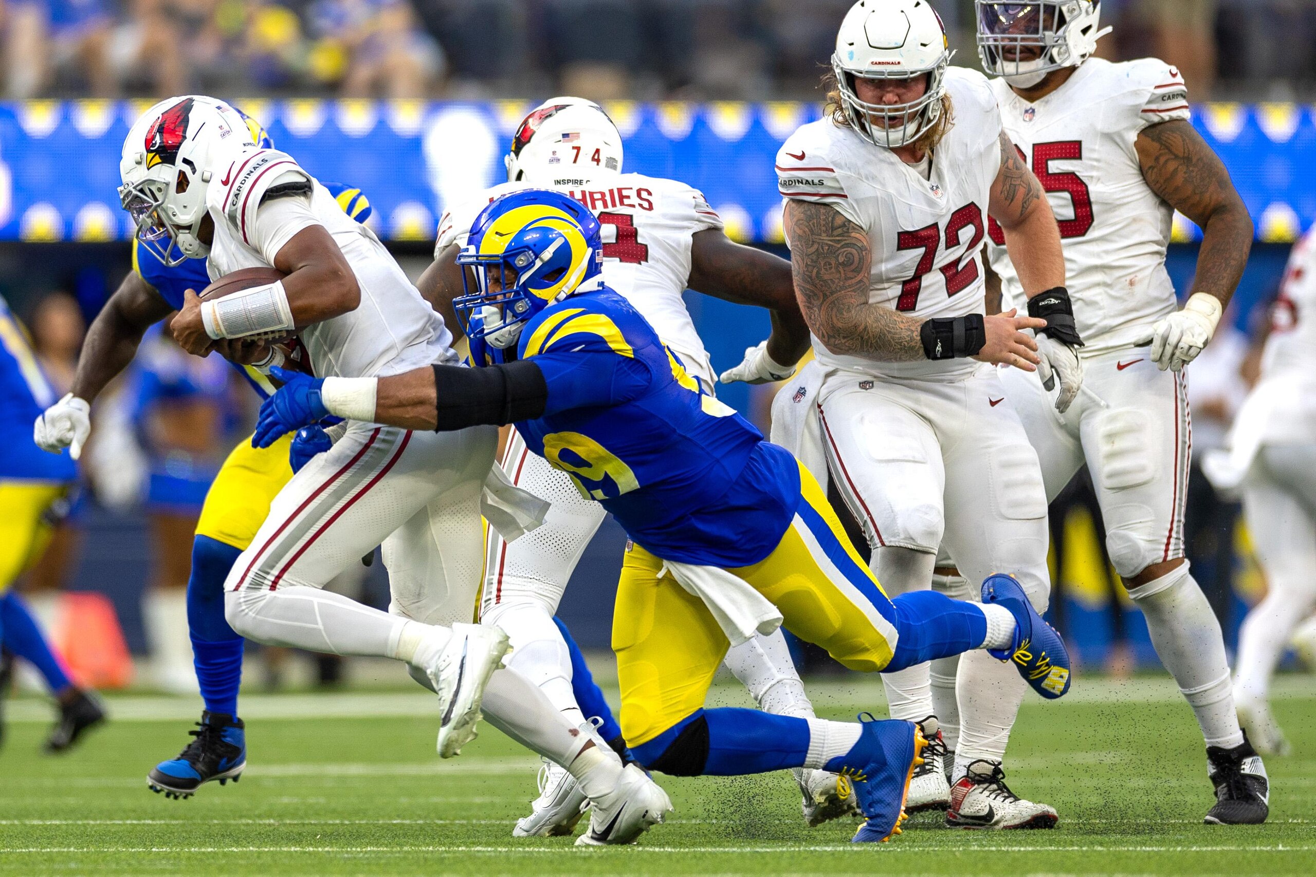 LA Rams and Arizona Cardinals at SoFi.
