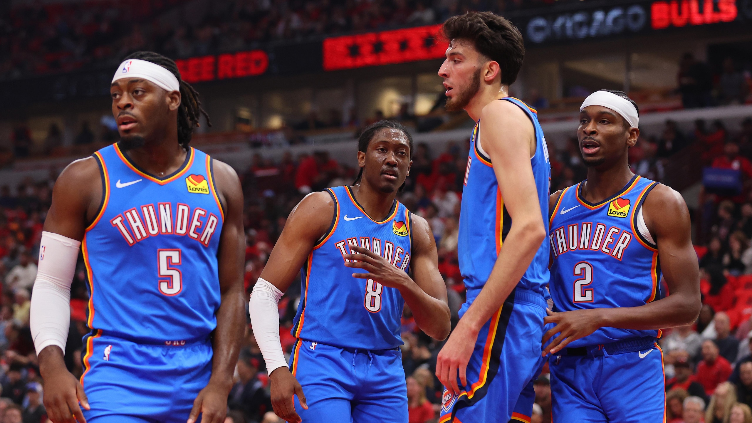 Oklahoma City Thunder v Chicago Bulls Oklahoma City Thunder v Chicago Bulls