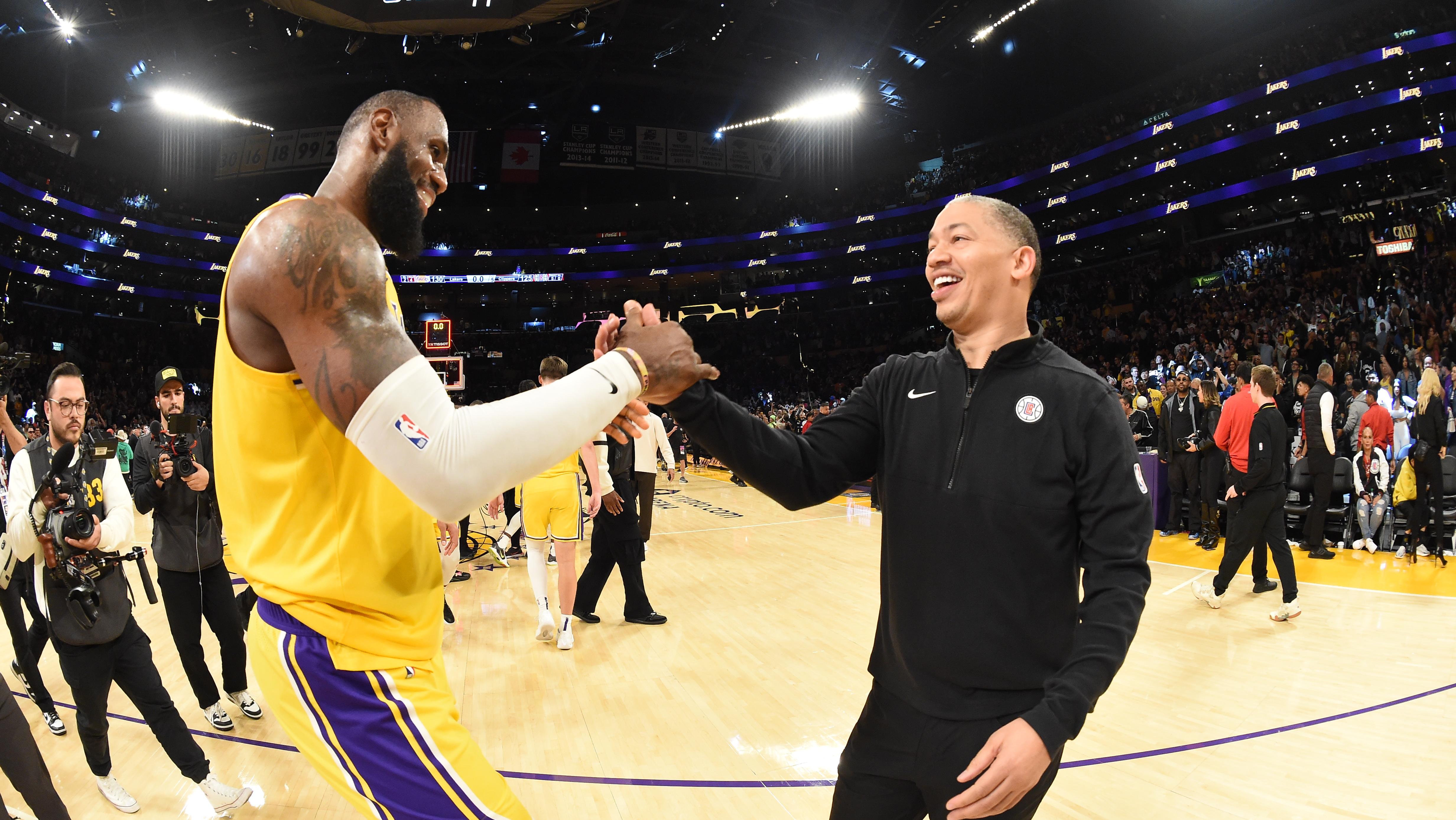 Ty Lue Says He ‘Can’t Say Nothing’ About LeBron Working Out at Old Clippers’ Facility