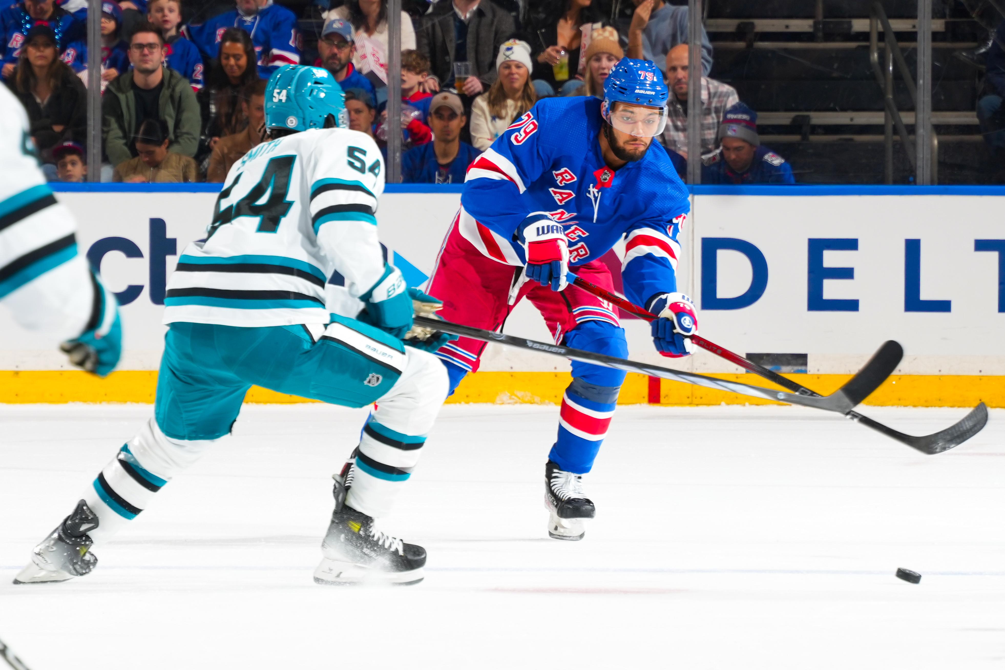 San Jose Sharks v New York Rangers