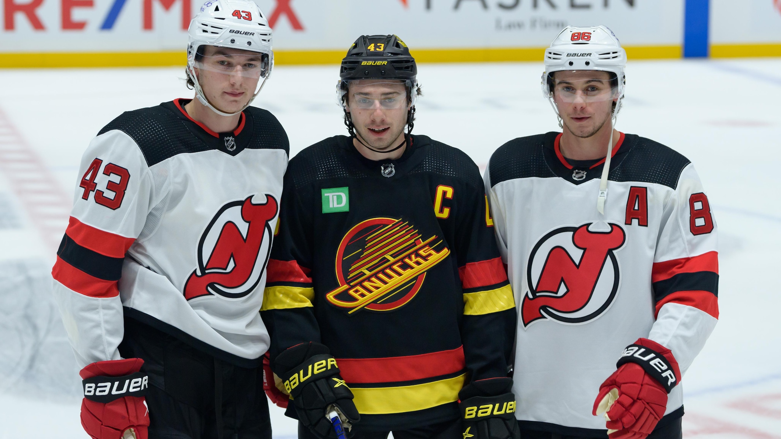 New Jersey Devils v Vancouver Canucks New Jersey Devils v Vancouver Canucks