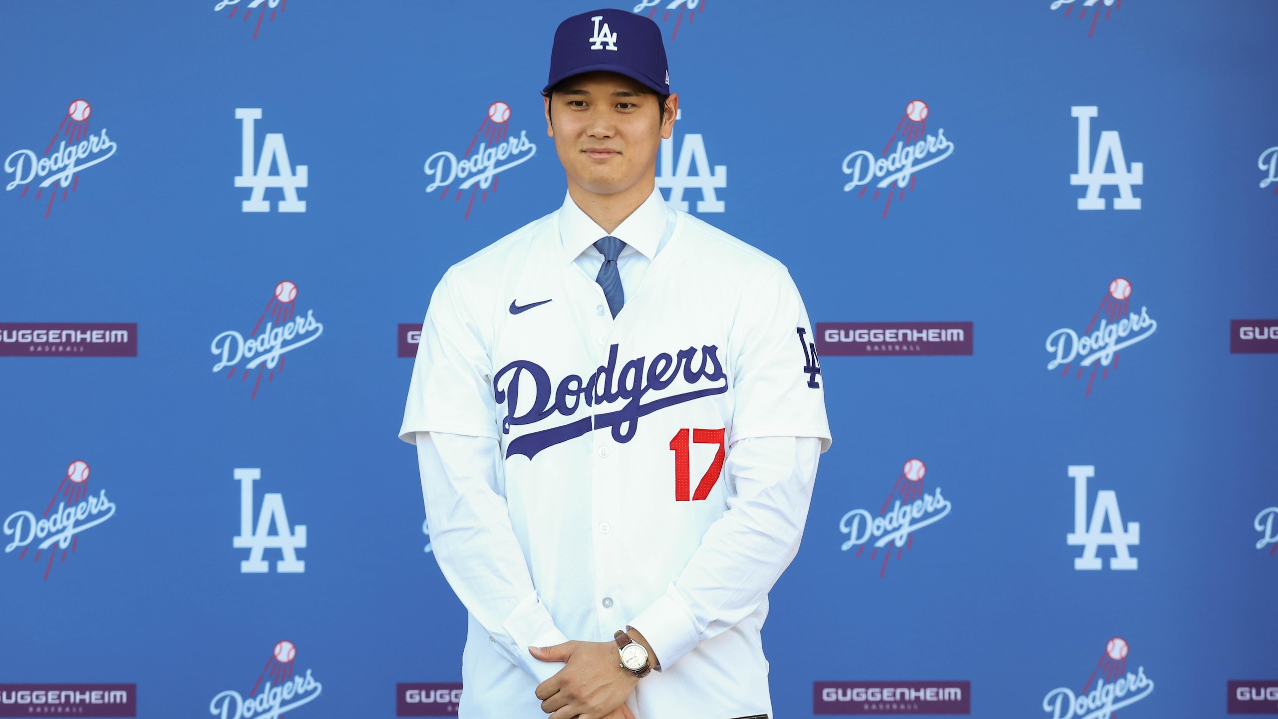 Shohei Ohtani Los Angeles Dodgers Press Conference Shohei Ohtani Los Angeles Dodgers Press Conference