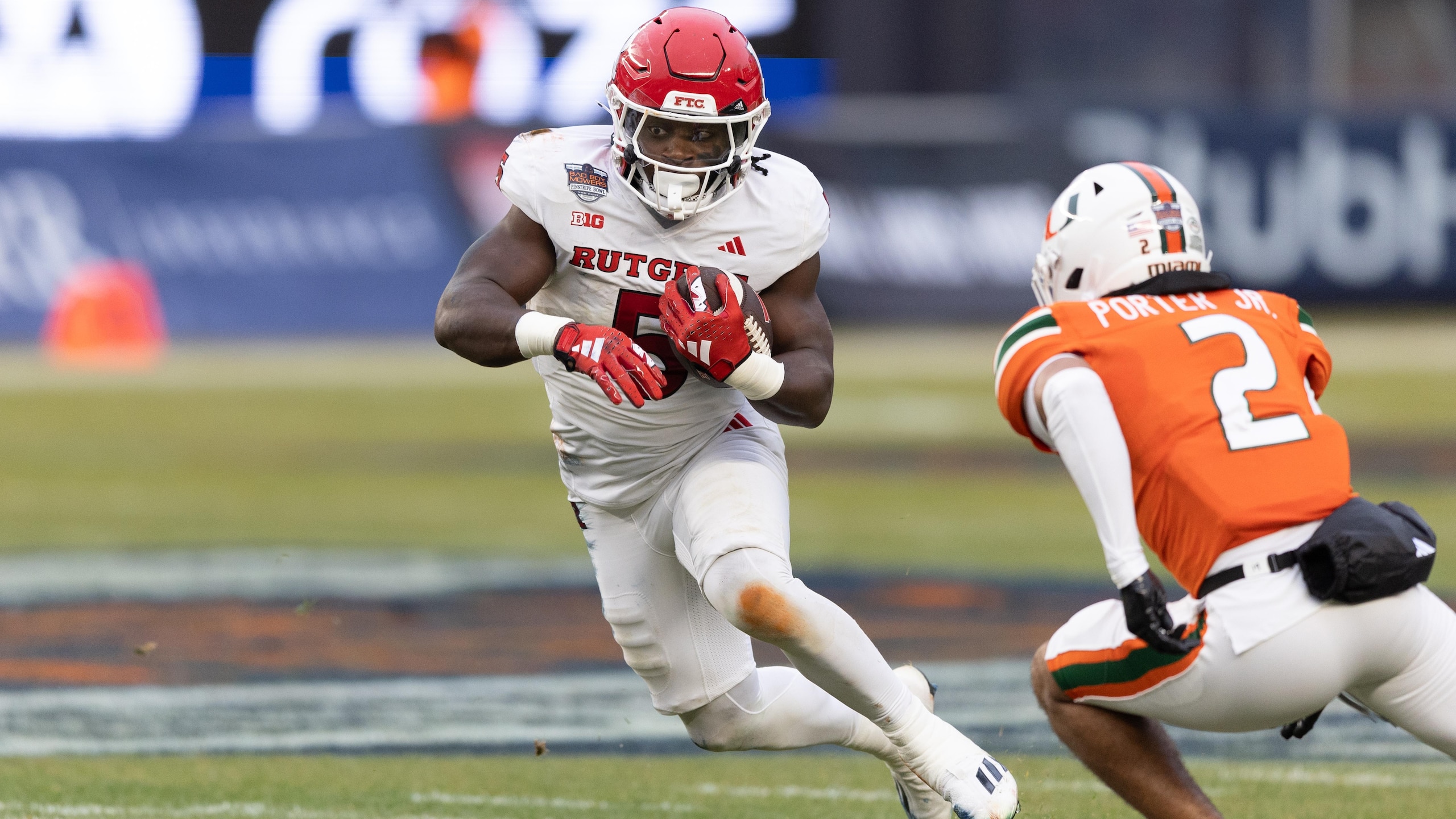 COLLEGE FOOTBALL: DEC 28 Bad Boy Mowers Pinstripe Bowl - Rutgers vs Miami (FL)
