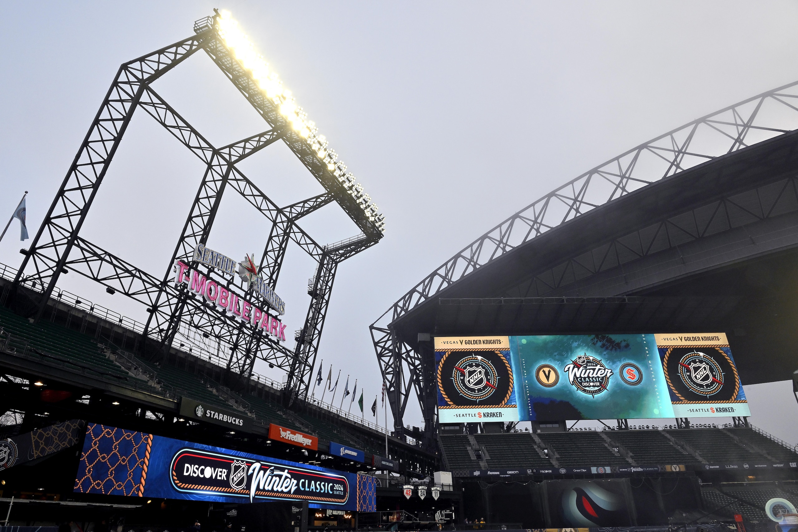 2024 Discover NHL Winter Classic - Vegas Golden Knights v Seattle Kraken