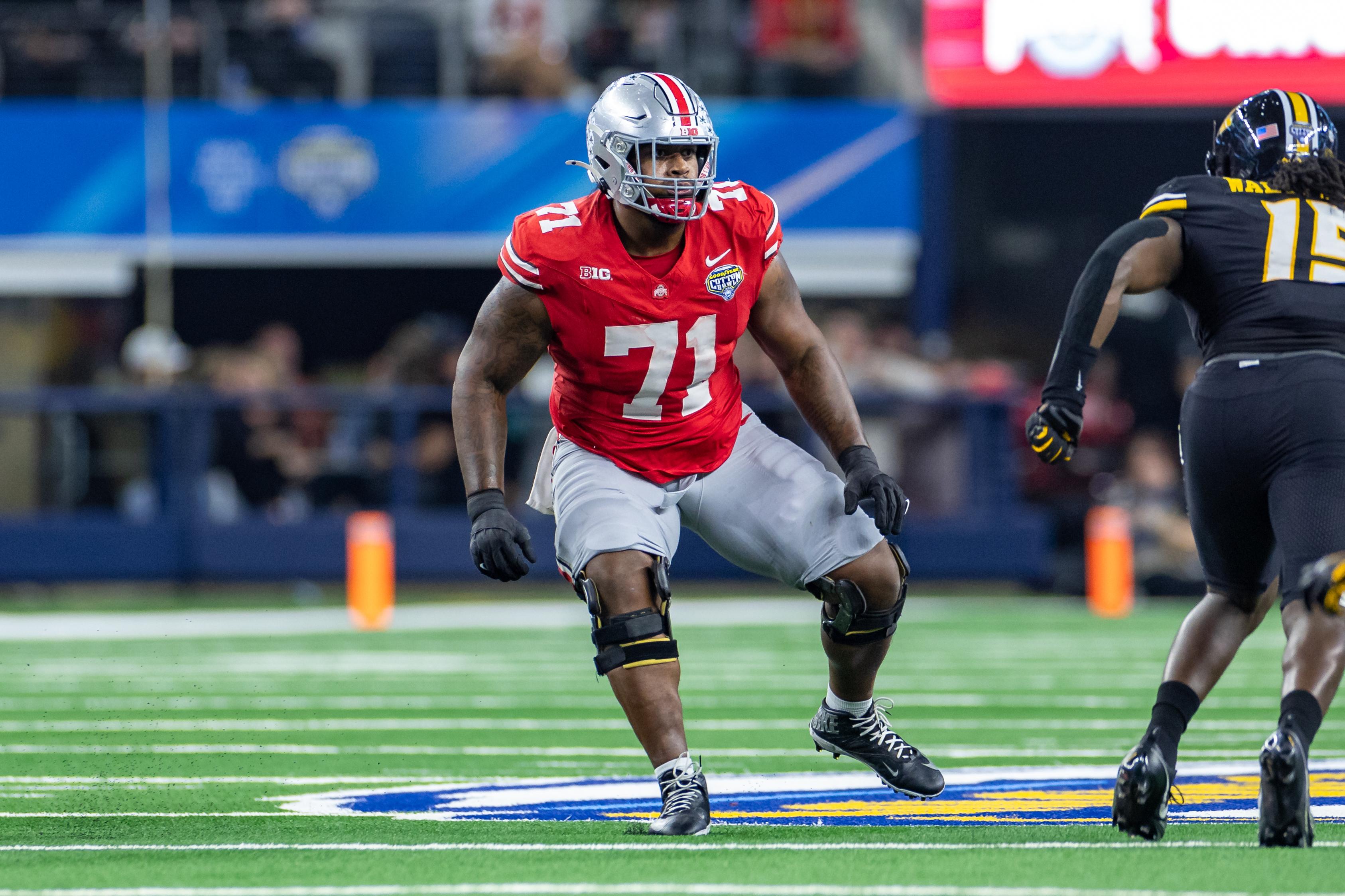 NFL Exec Calls Ohio State's Josh Simmons 'A Hell of a F--king Player' Ahead  of Draft