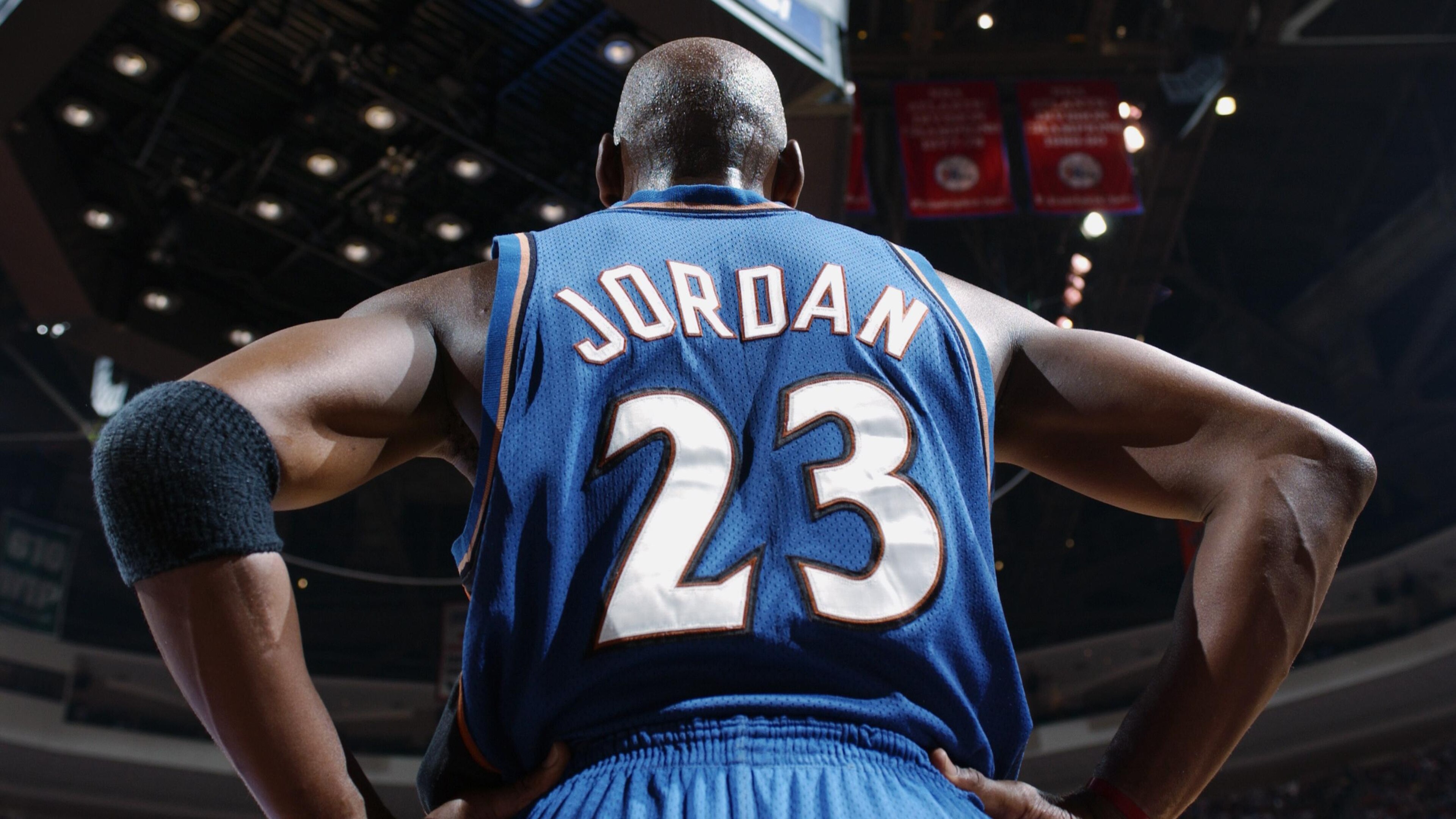Michael Jordan waits to play 