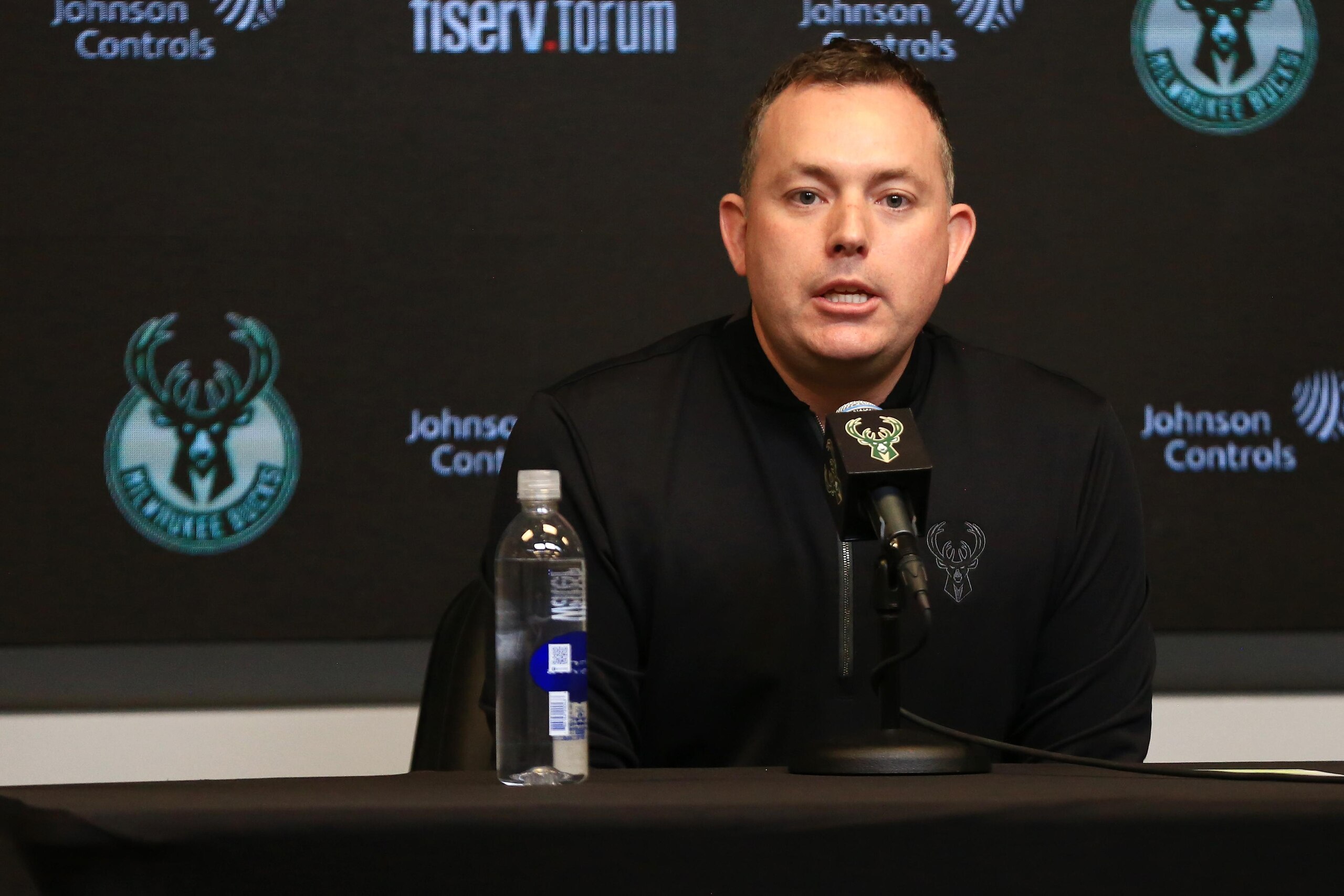 NBA: JAN 27 Milwaukee Bucks Doc Rivers Press Conference NBA: JAN 27 Milwaukee Bucks Doc Rivers Press Conference