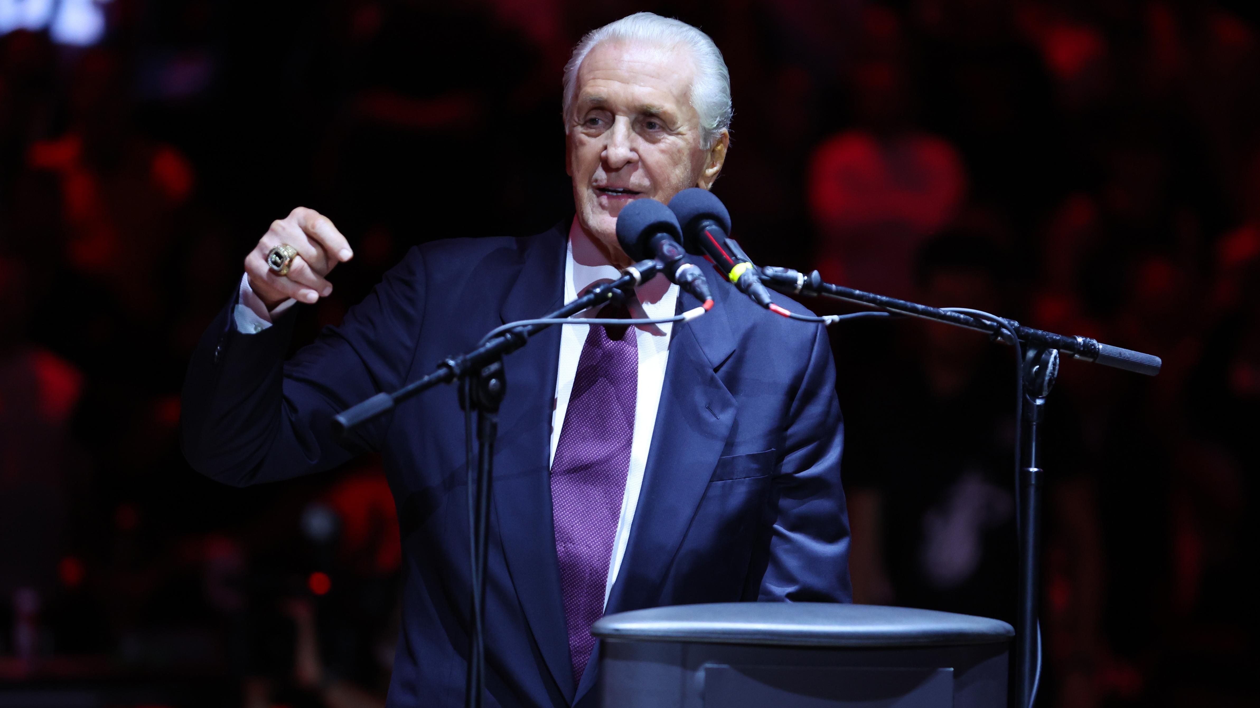 Lakers to Unveil Pat Riley Statue at Crypto.com Arena Before Celtics Game on Feb. 22