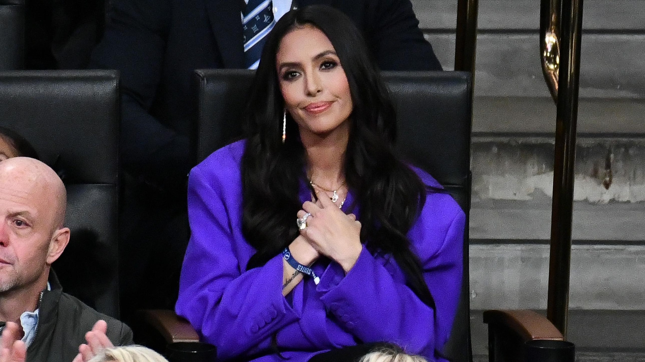 Celebrities At The Los Angeles Lakers Game