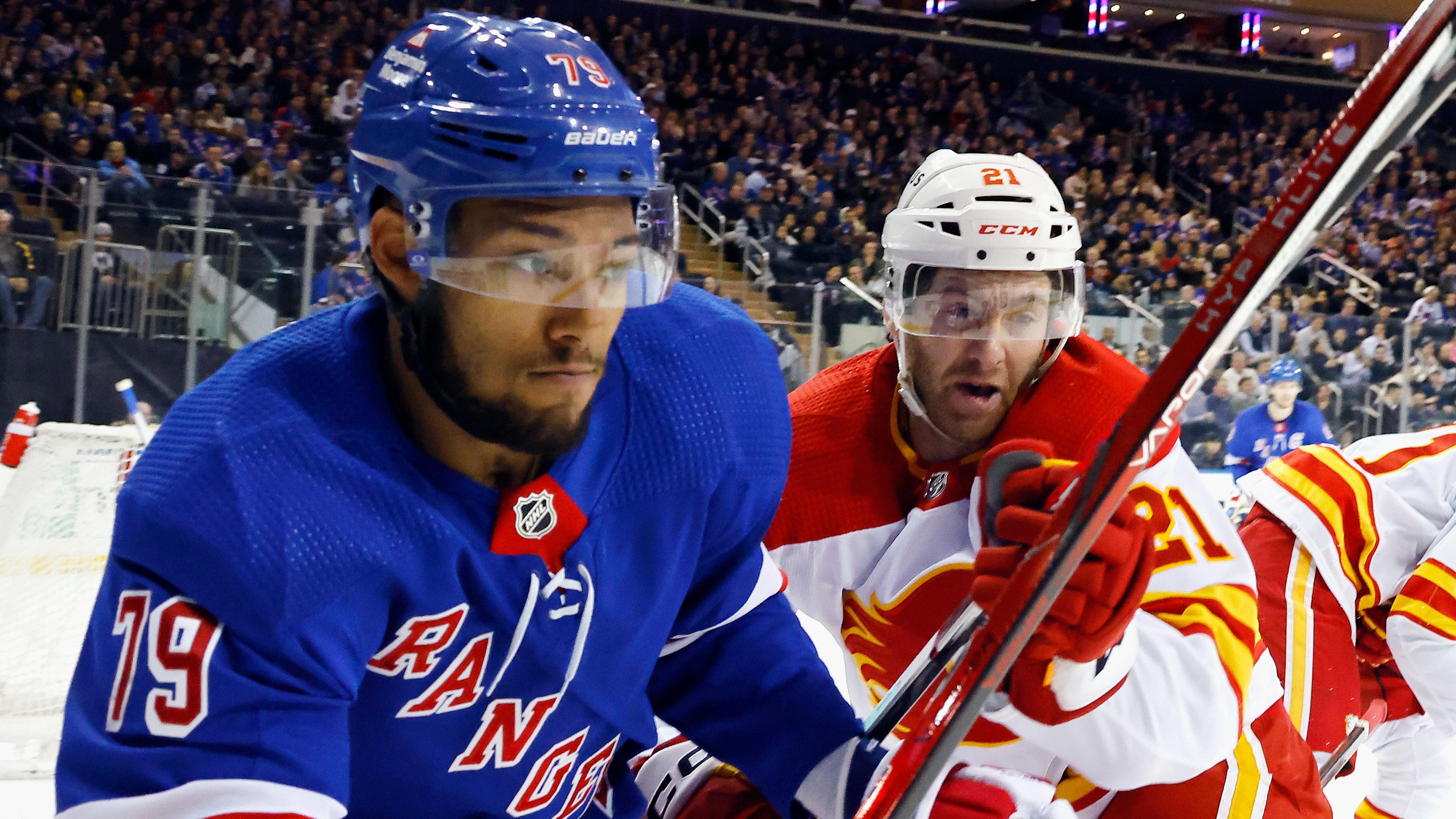 Calgary Flames v New York Rangers