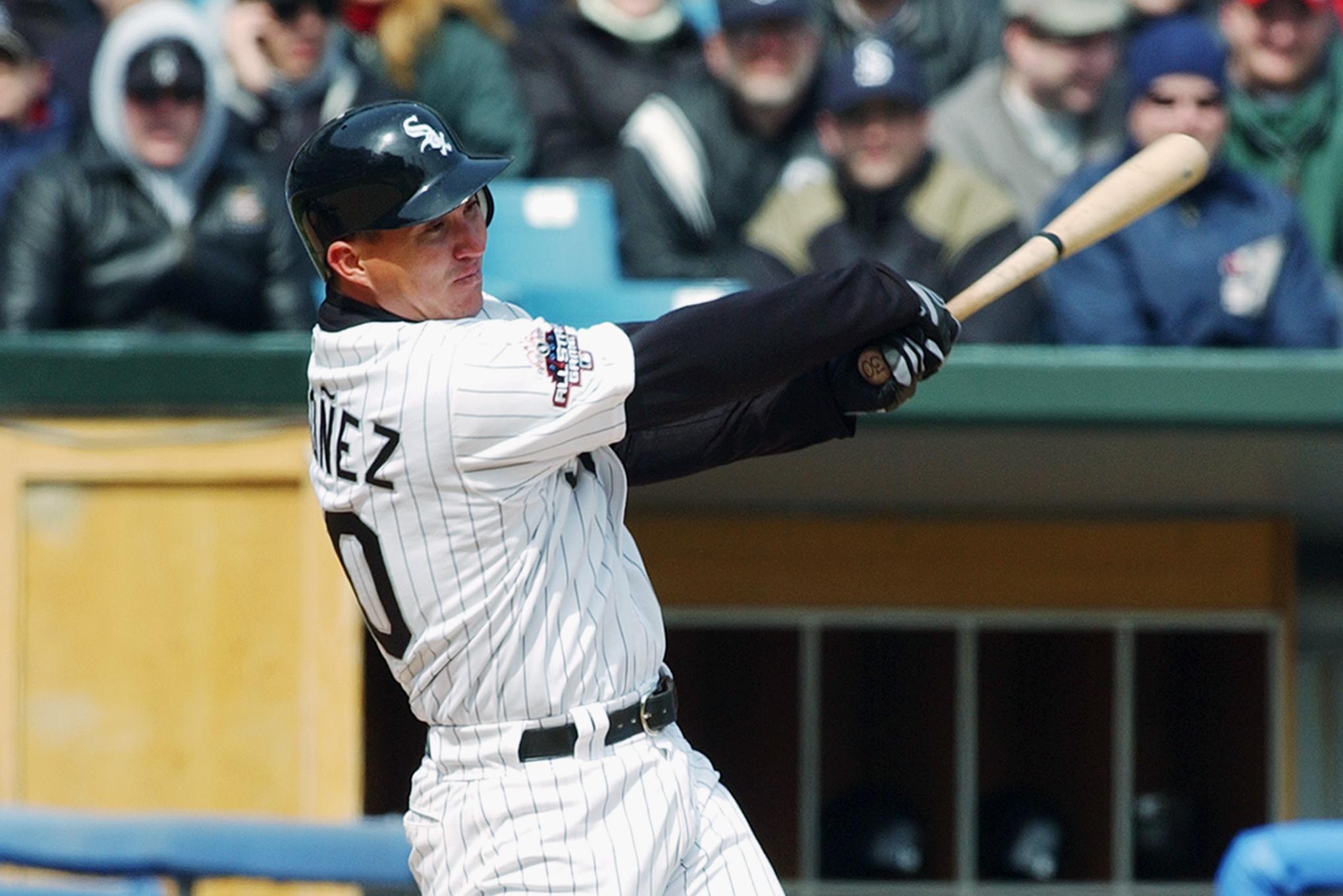 Magglio Ordonez swings at a pitch 