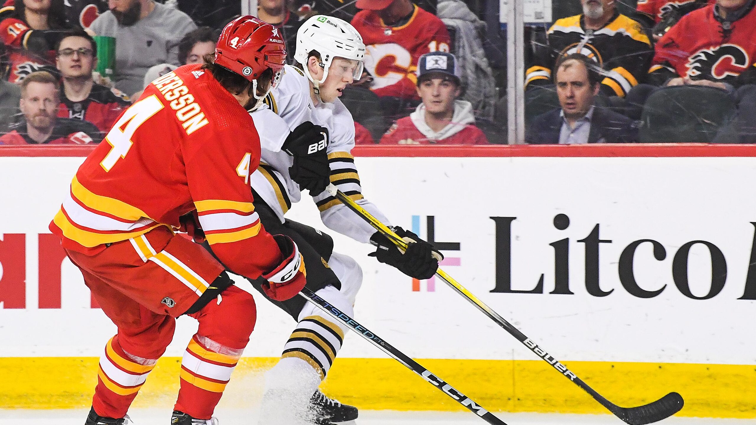 Boston Bruins v Calgary Flames