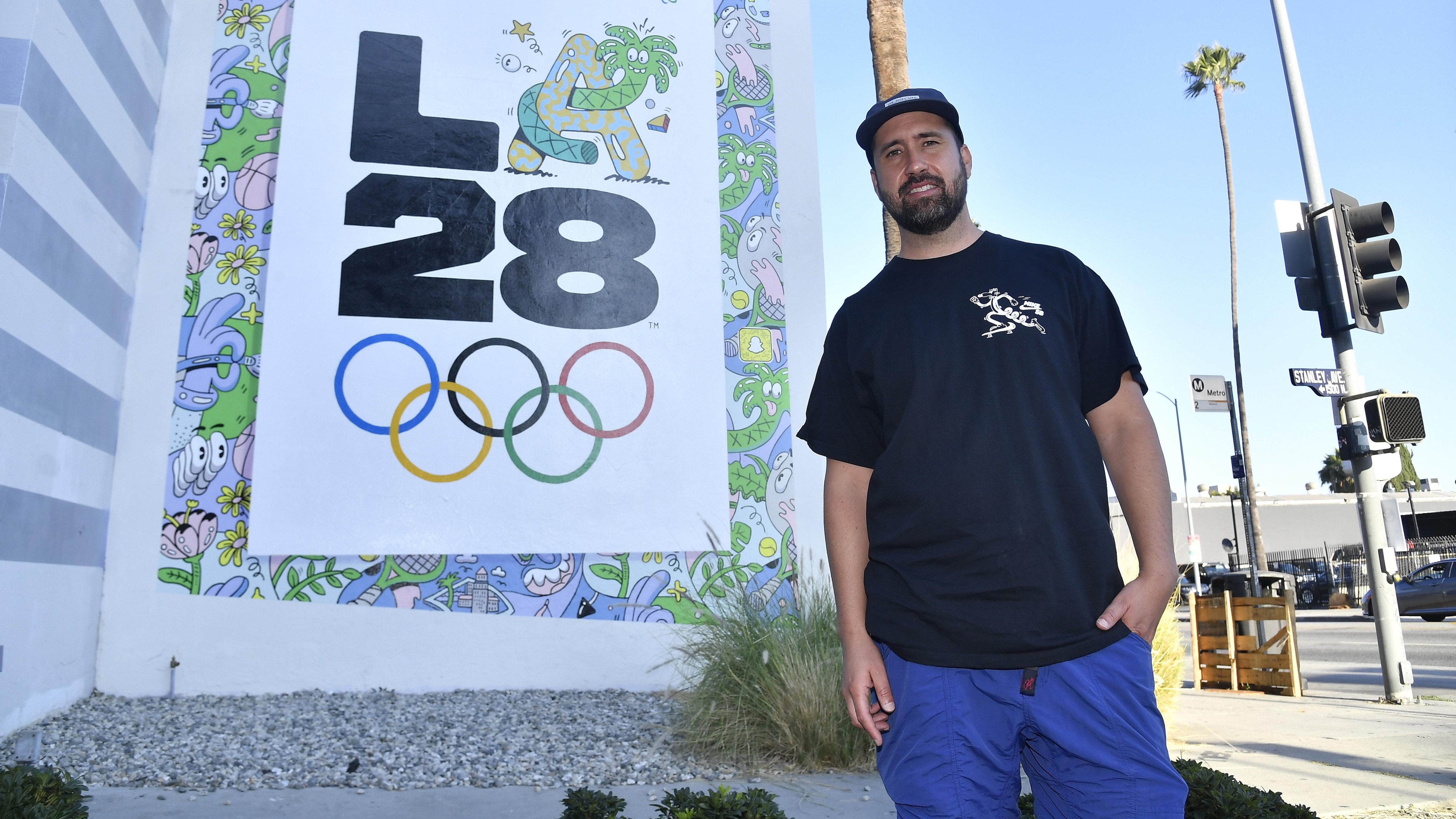 LA28 Reveals New Logo on Murals Throughout Los Angeles