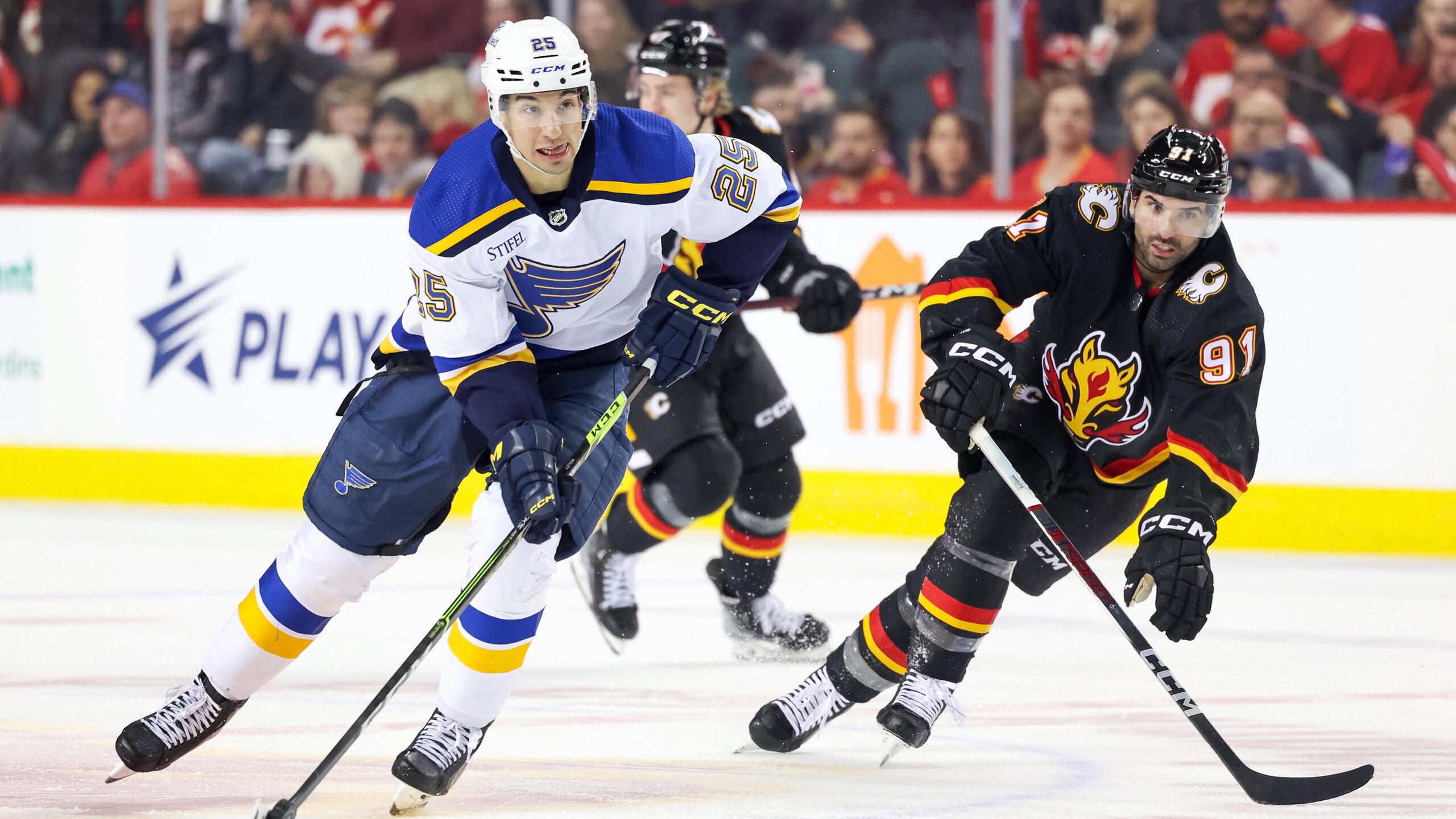 St. Louis Blues v Calgary Flames St. Louis Blues v Calgary Flames