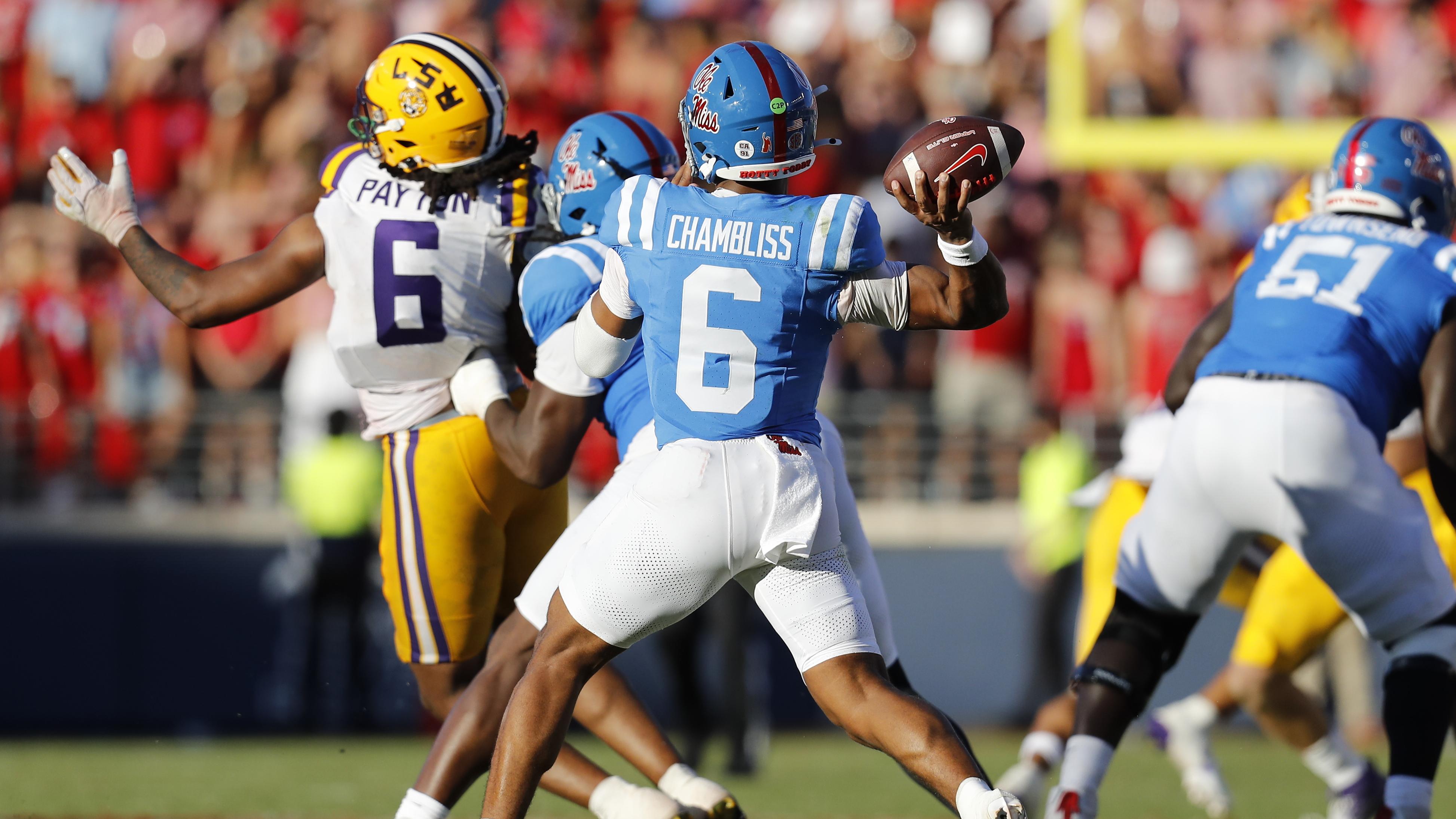 COLLEGE FOOTBALL: SEP 27 LSU at Ole Miss
