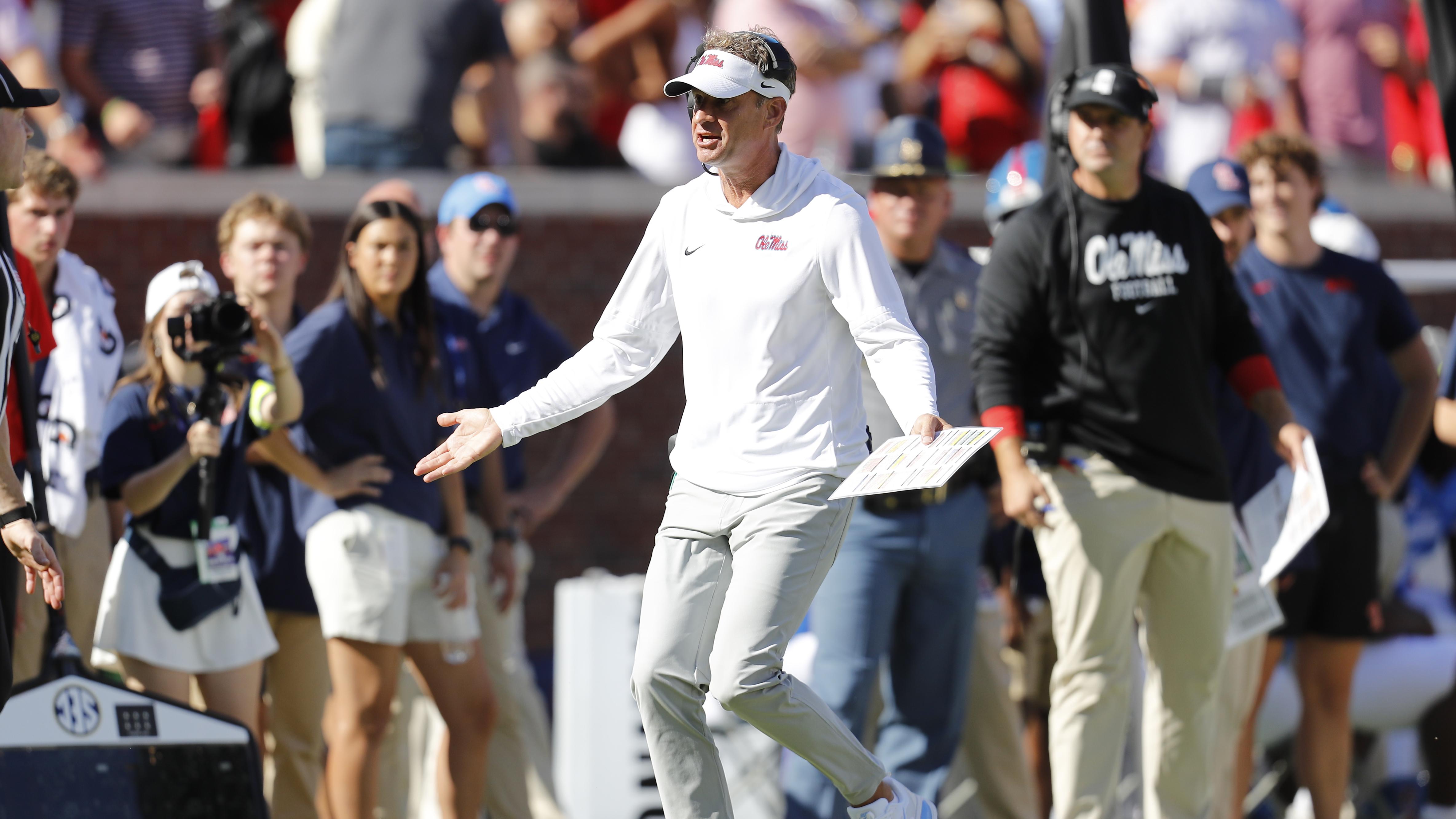 COLLEGE FOOTBALL: SEP 27 LSU at Ole Miss