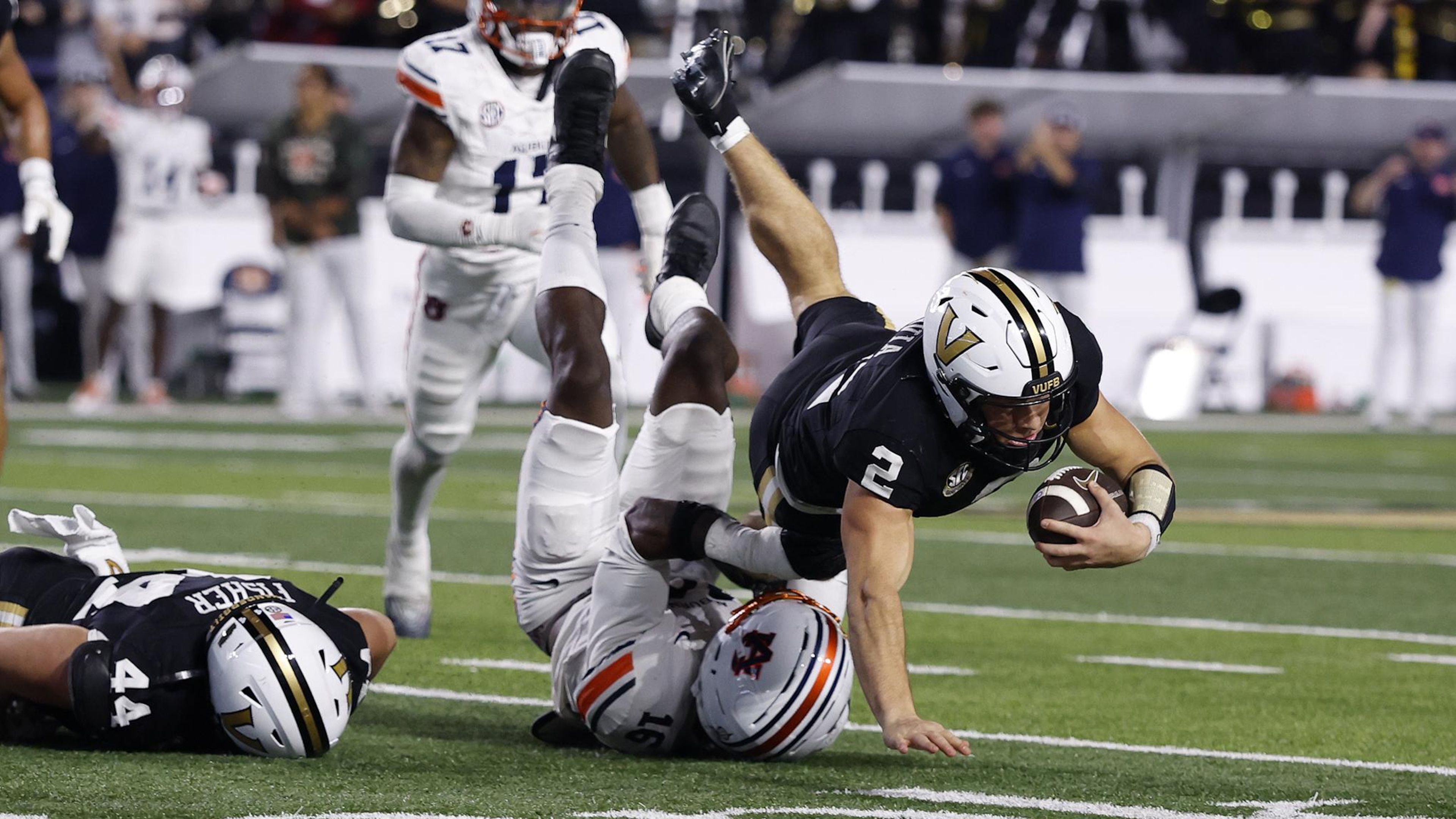 COLLEGE FOOTBALL: NOV 08 Auburn at Vanderbilt COLLEGE FOOTBALL: NOV 08 Auburn at Vanderbilt