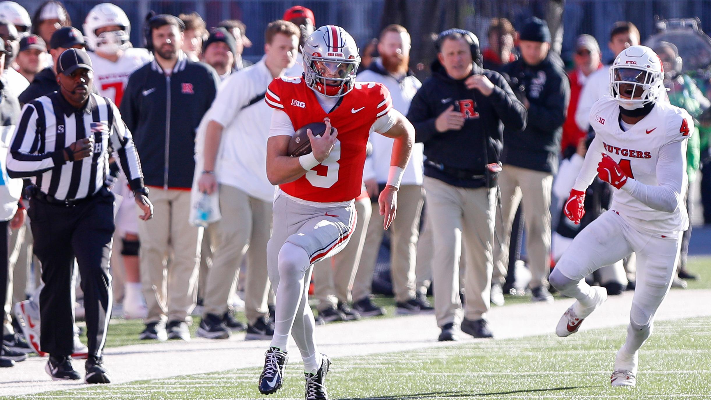 COLLEGE FOOTBALL: NOV 22 Rutgers at Ohio State