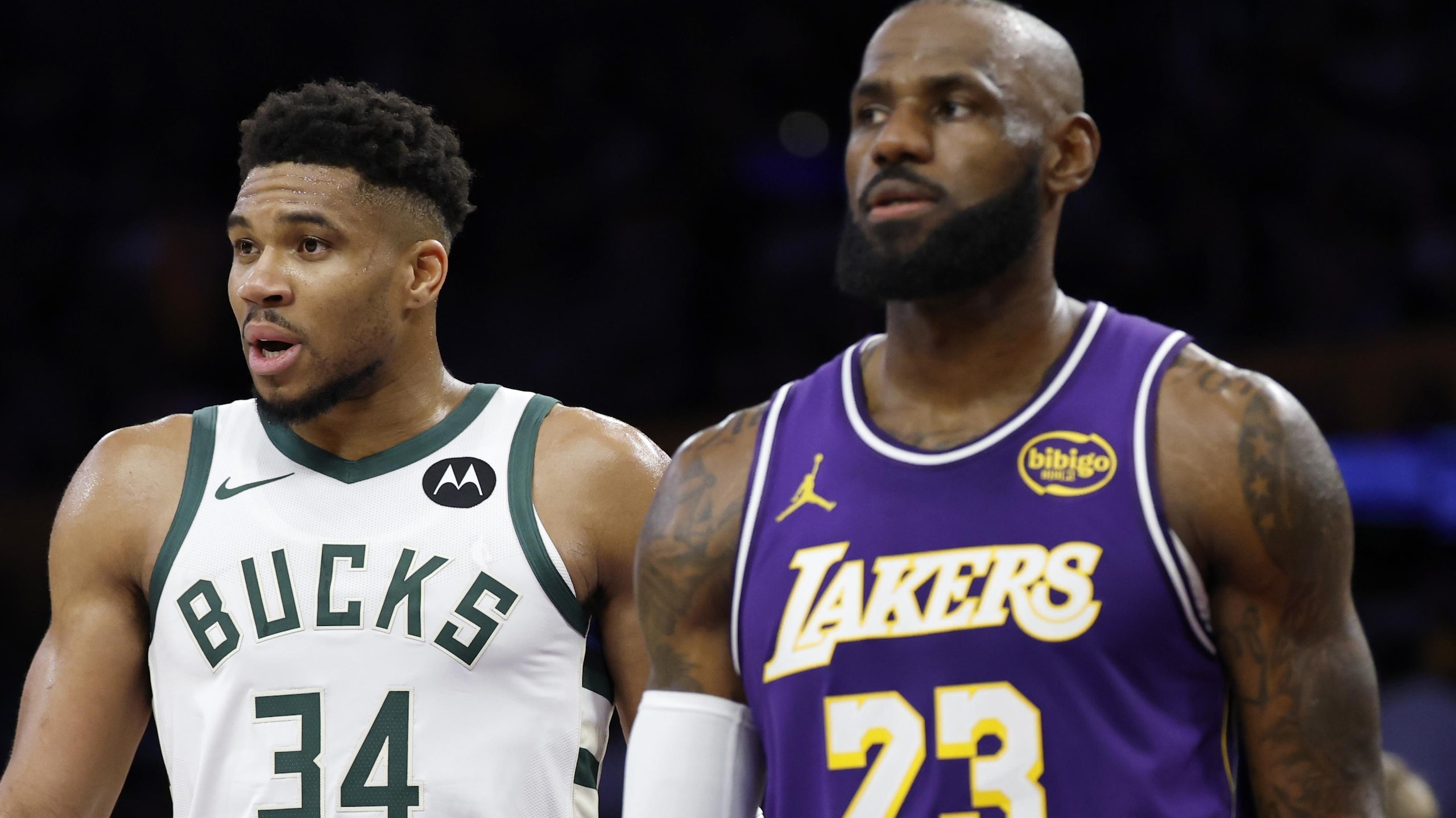 Milwaukee Bucks v Los Angeles Lakers Milwaukee Bucks v Los Angeles Lakers