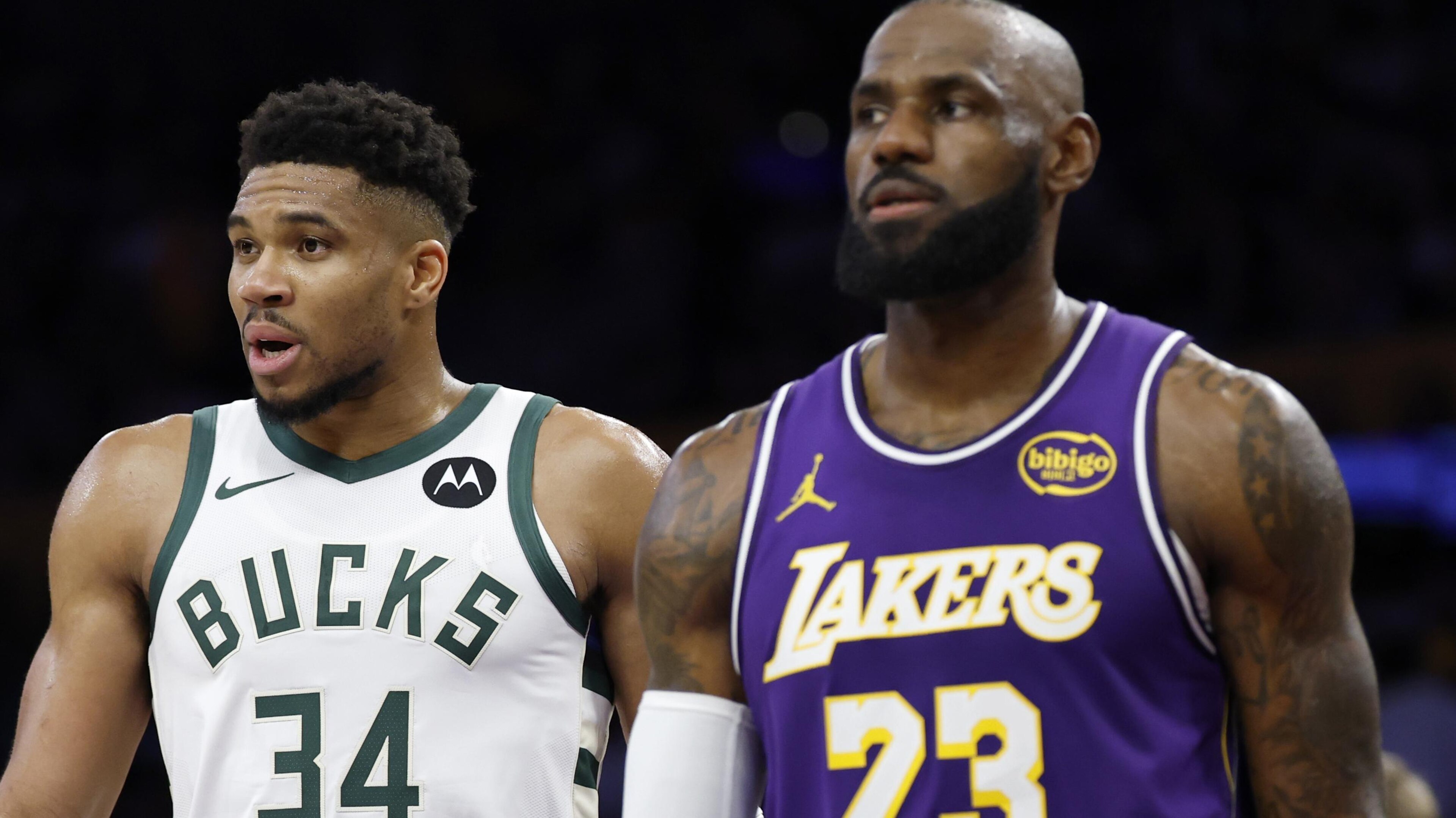 Milwaukee Bucks v Los Angeles Lakers Milwaukee Bucks v Los Angeles Lakers