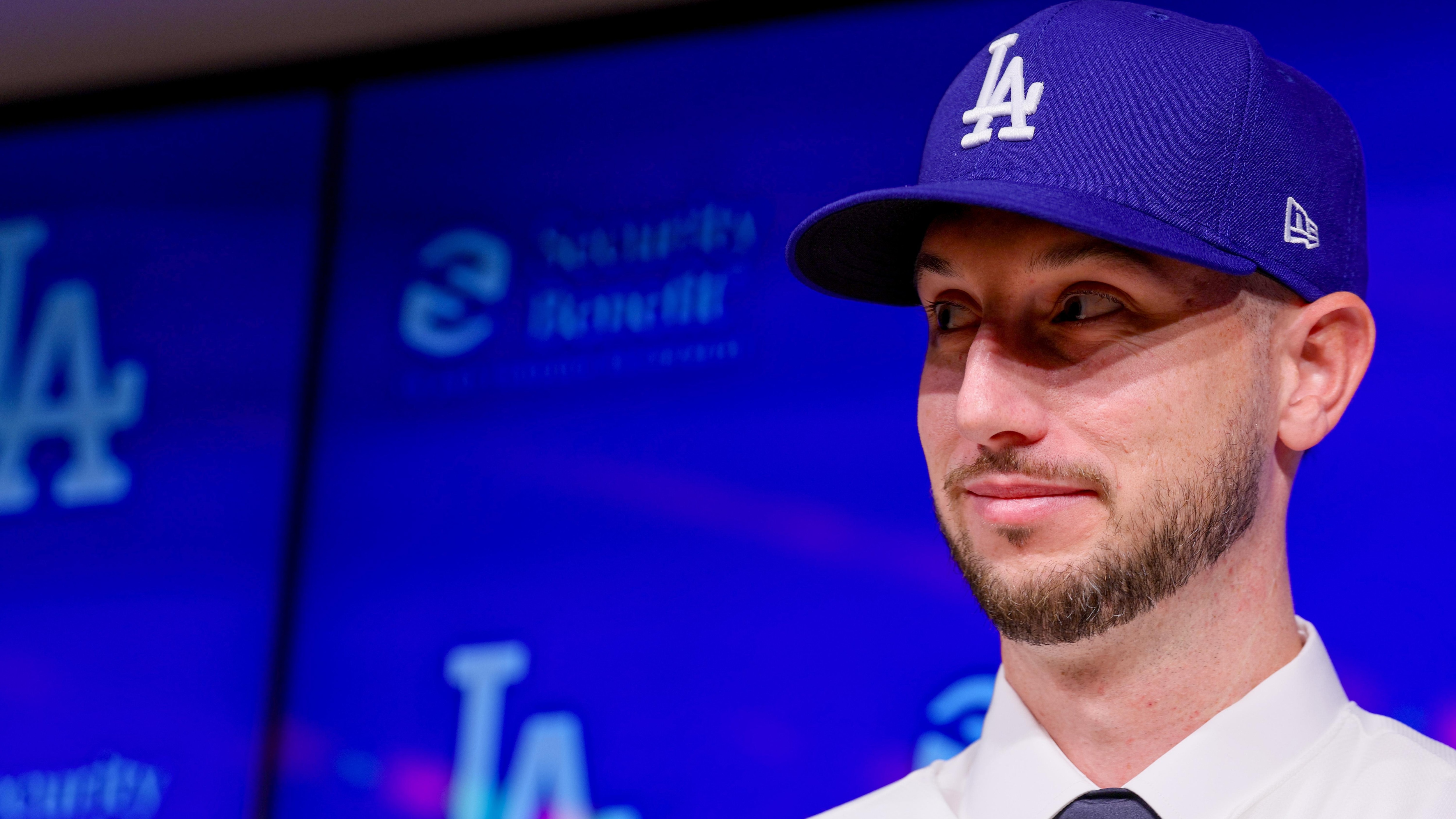 dodgers introductory press conference kyle tucker