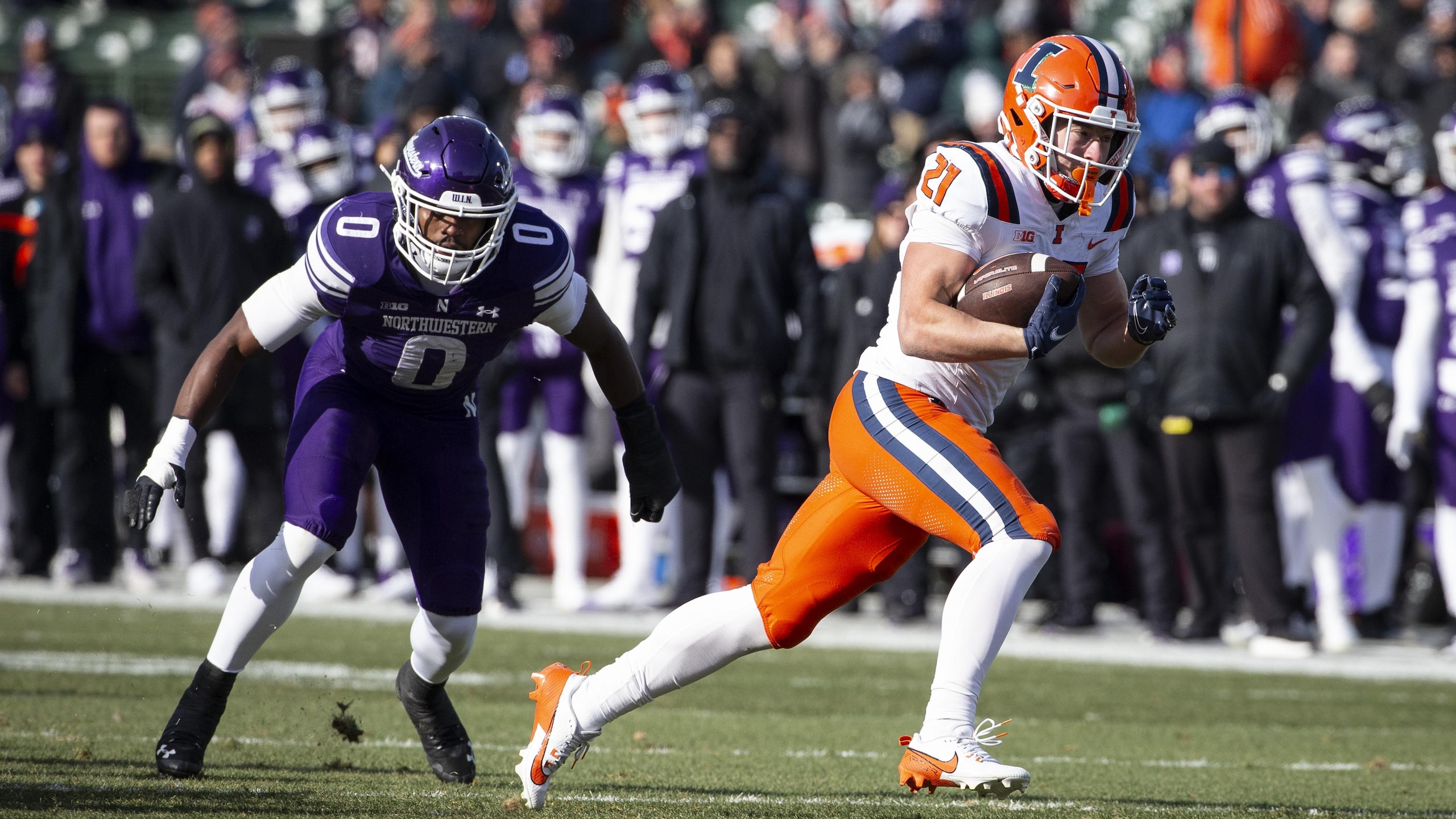 Illinois Fighting Illini v Northwestern Wildcats