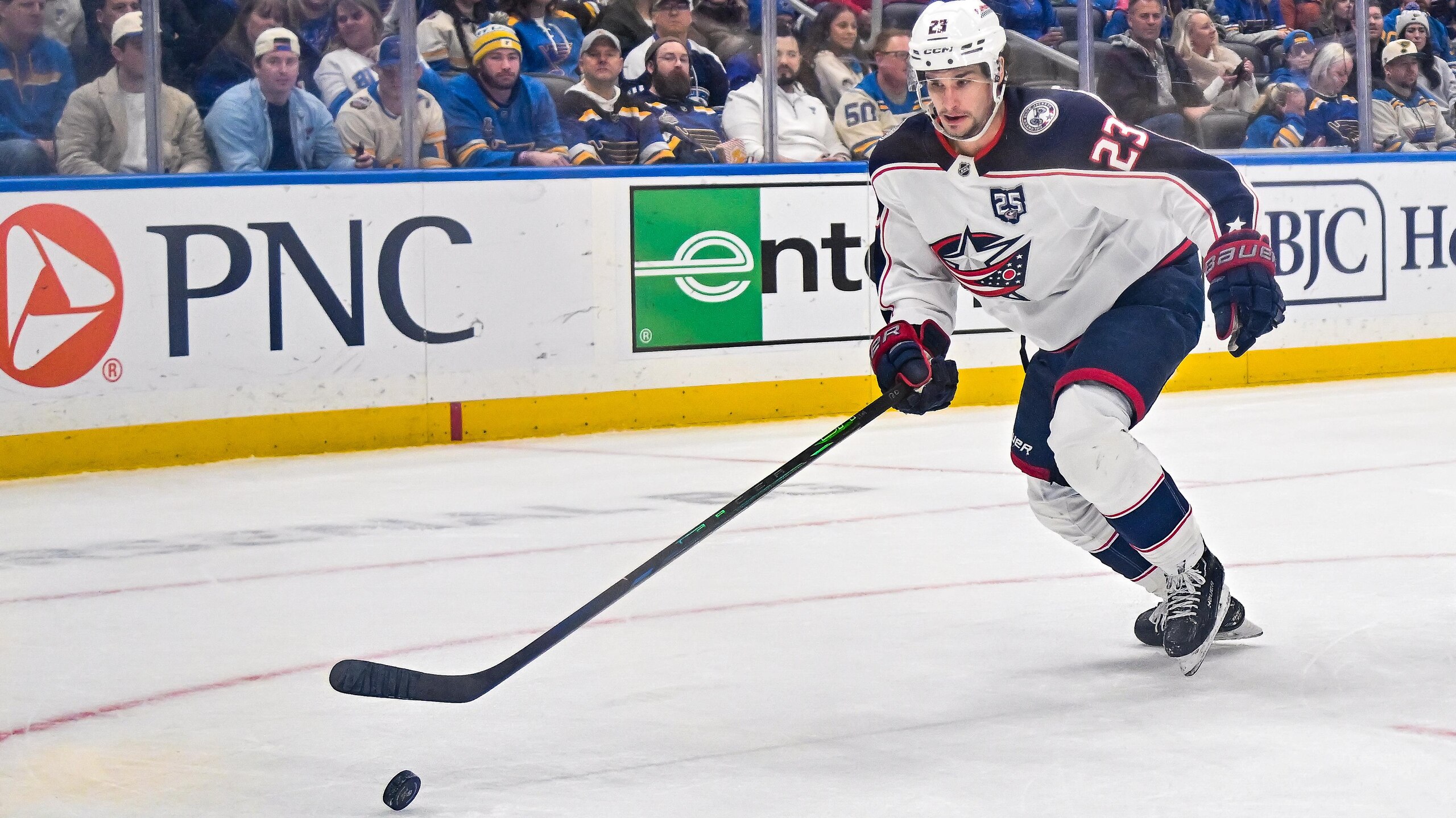 NHL: JAN 31 Blue Jackets at Blues