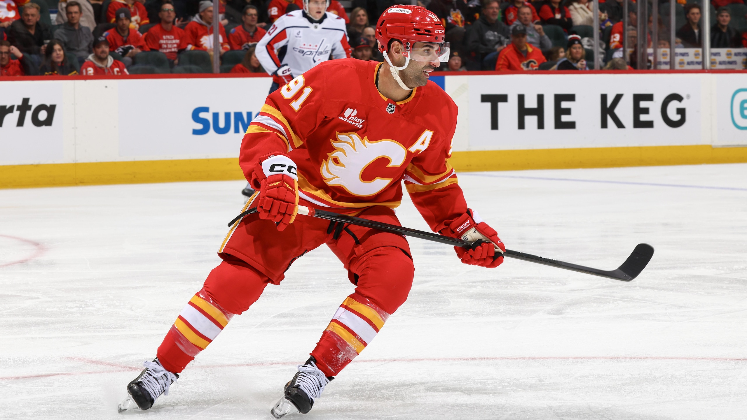 Washington Capitals v Calgary Flames Washington Capitals v Calgary Flames