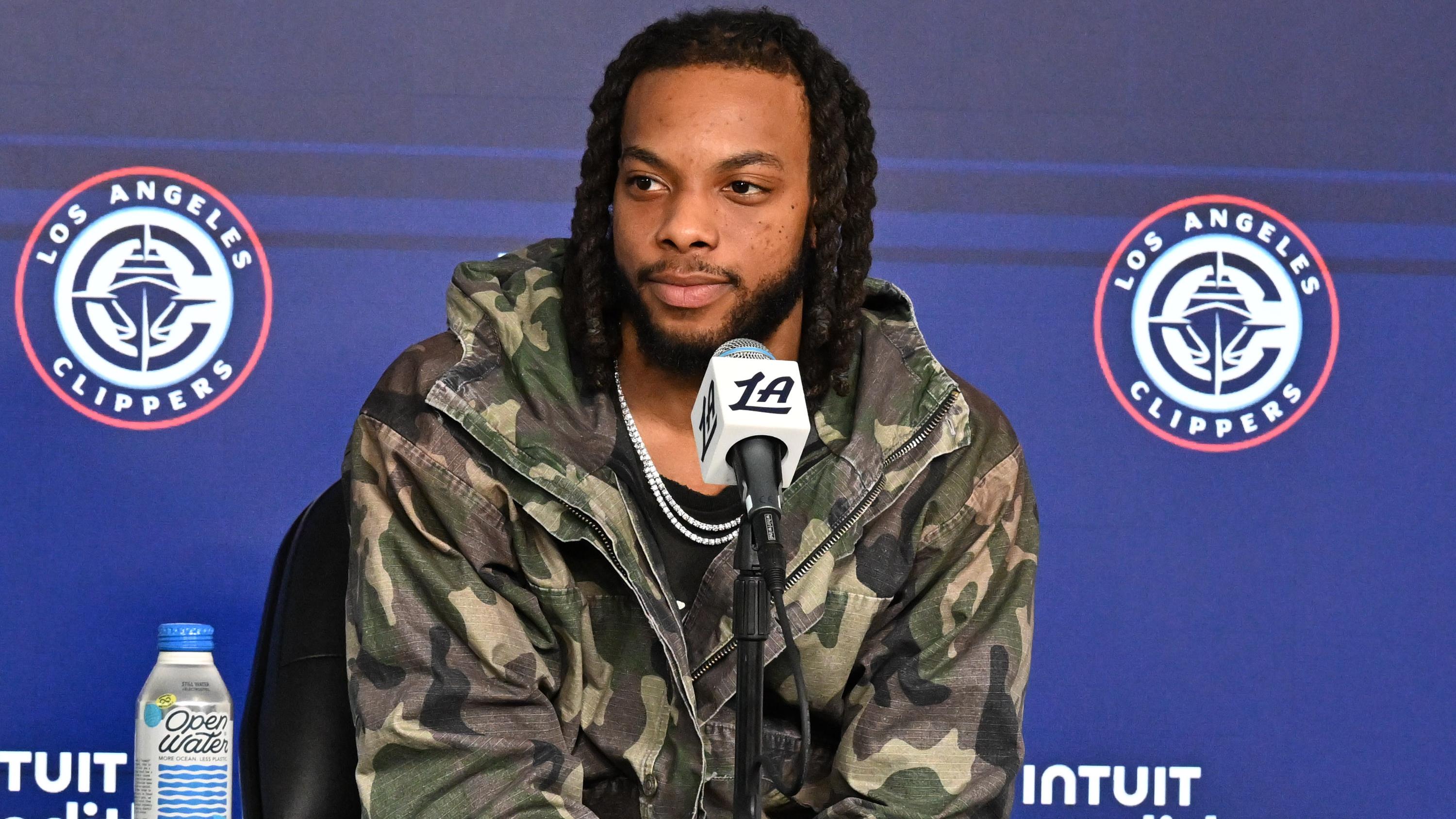 Celebrities At The Los Angeles Clippers Game