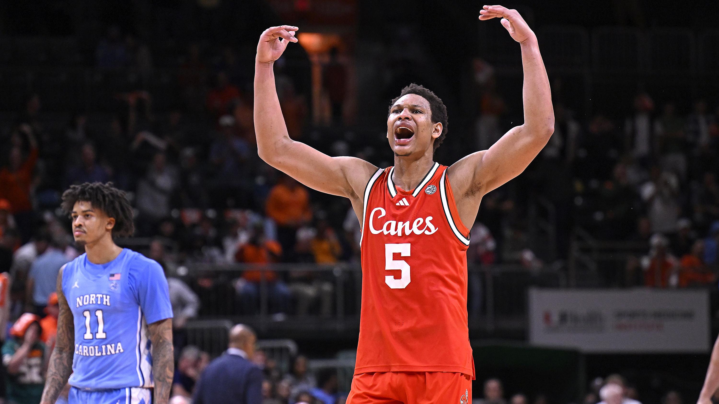 COLLEGE BASKETBALL: FEB 10 North Carolina at Miami