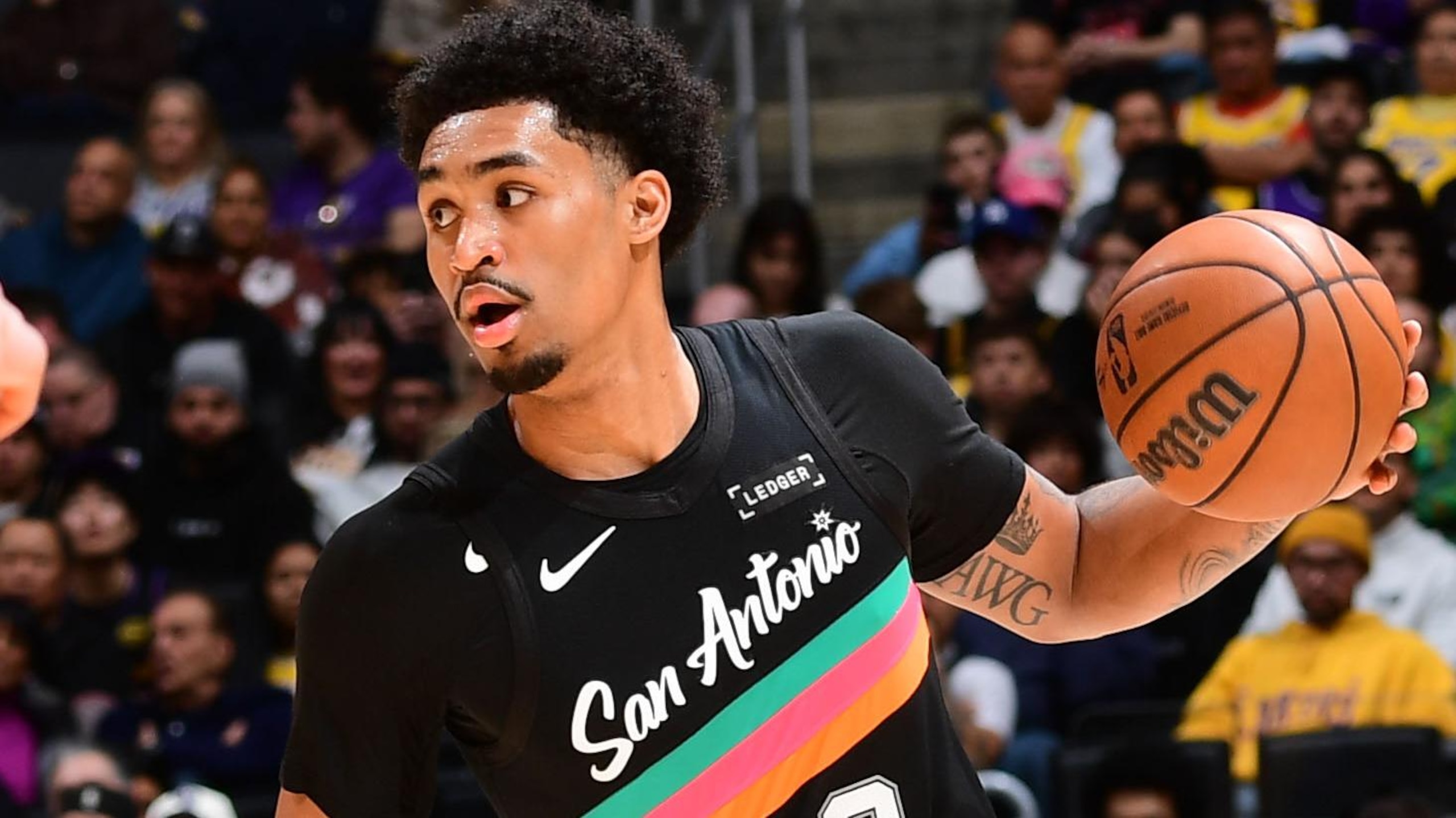 San Antonio Spurs v Los Angeles Lakers San Antonio Spurs v Los Angeles Lakers